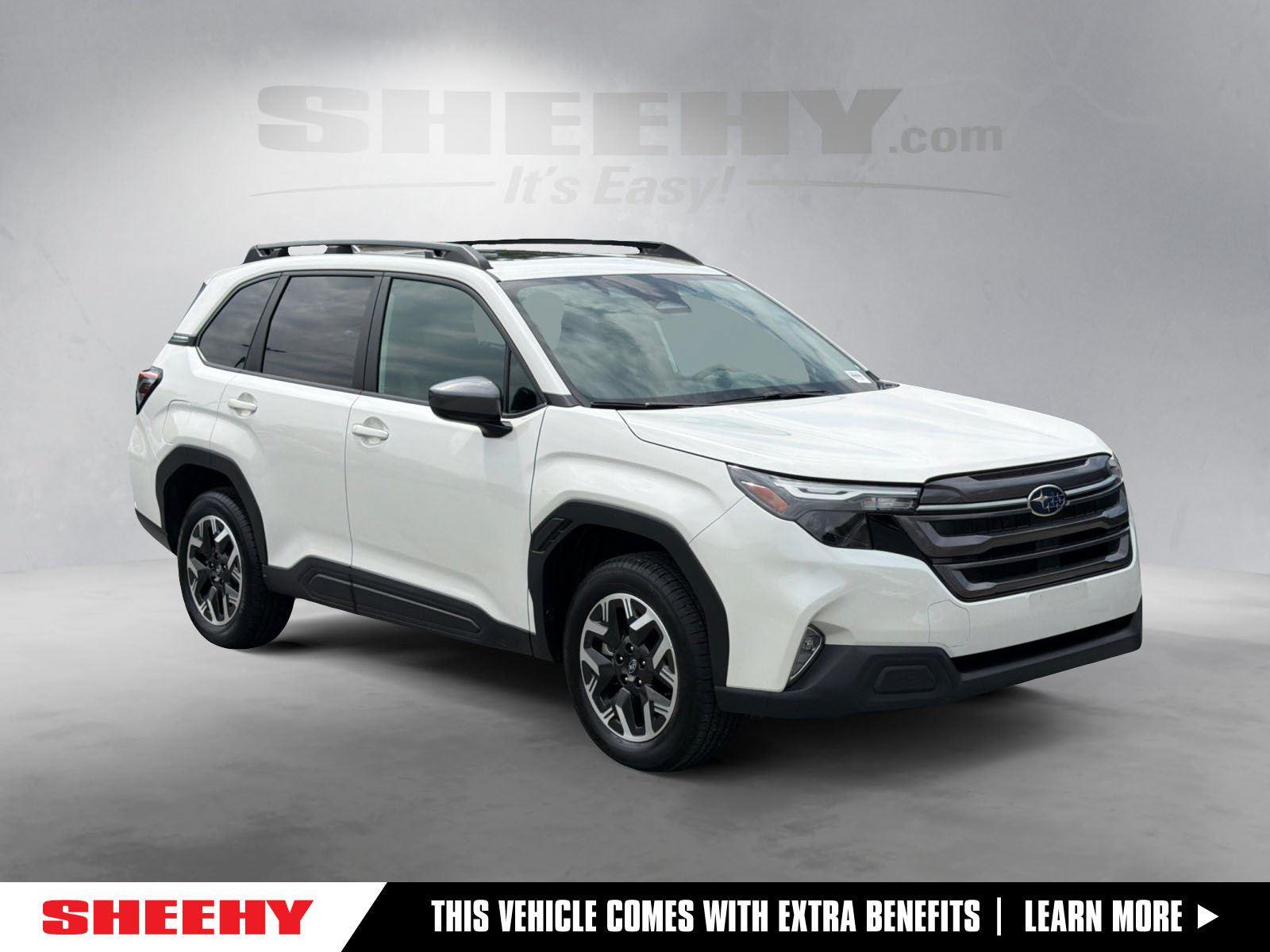 Crystal White Pearl 2026 Subaru Forester SUV / Crossover All-Wheel Drive Continuously Variable Transmission
