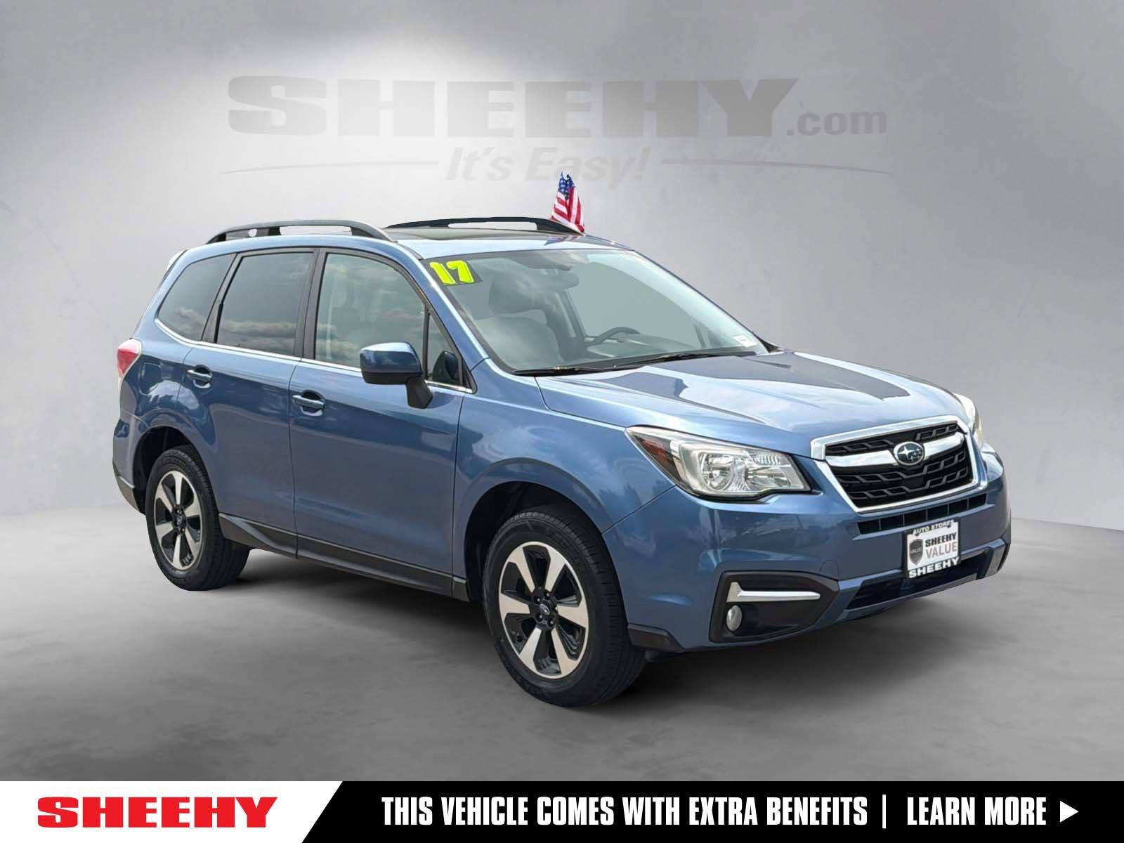 Quartz Blue Pearl 2017 Subaru Forester SUV / Crossover All-Wheel Drive Continuously Variable Transmission