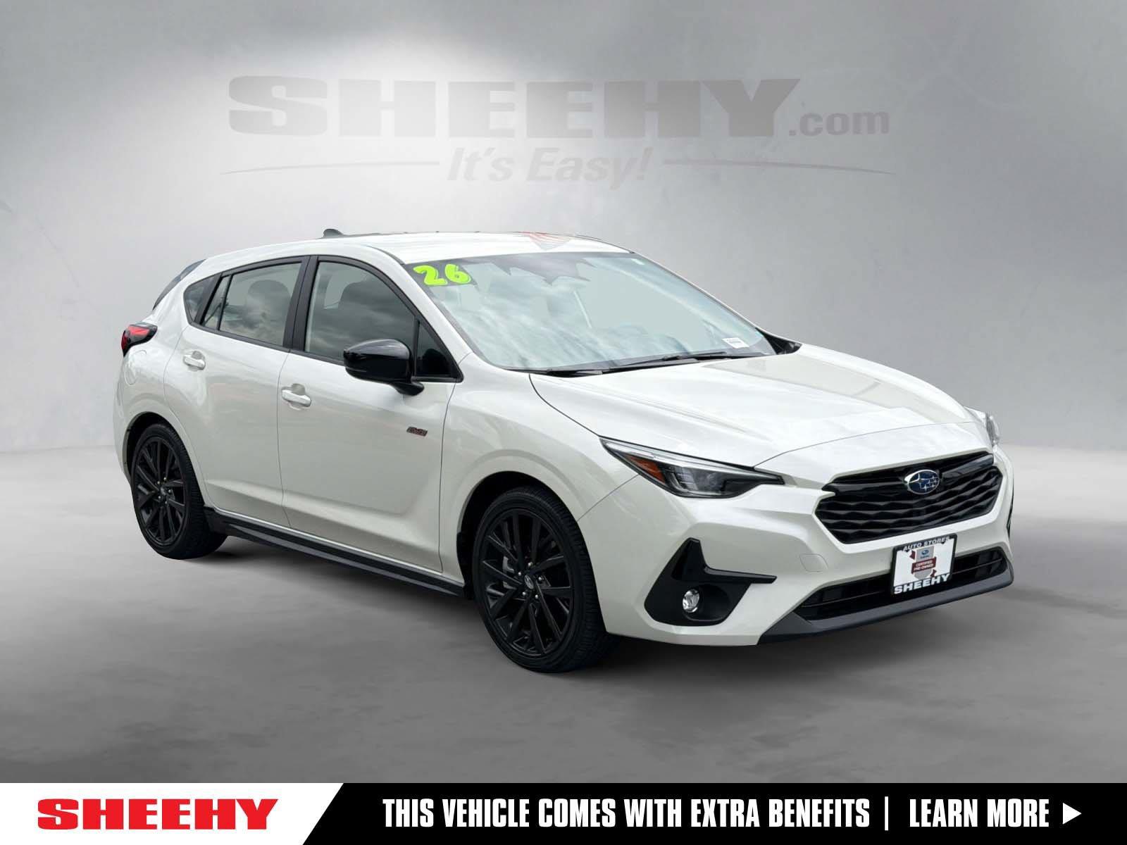 Crystal White Pearl 2026 Subaru Impreza Wagon All-Wheel Drive Continuously Variable Transmission