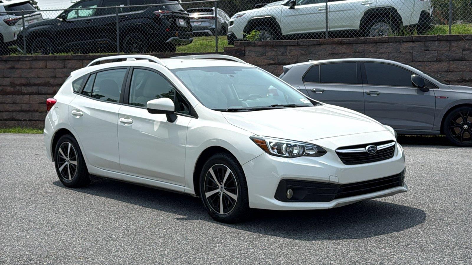 Crystal White Pearl 2022 Subaru Impreza Wagon All-Wheel Drive Continuously Variable Transmission