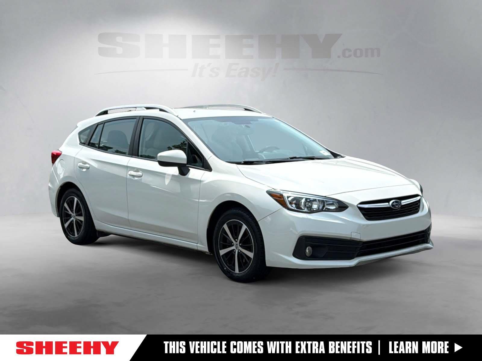 Crystal White Pearl 2022 Subaru Impreza Wagon All-Wheel Drive Continuously Variable Transmission