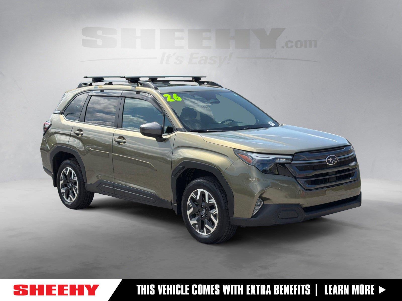 Autumn Green Metallic 2026 Subaru Forester SUV / Crossover All-Wheel Drive Continuously Variable Transmission
