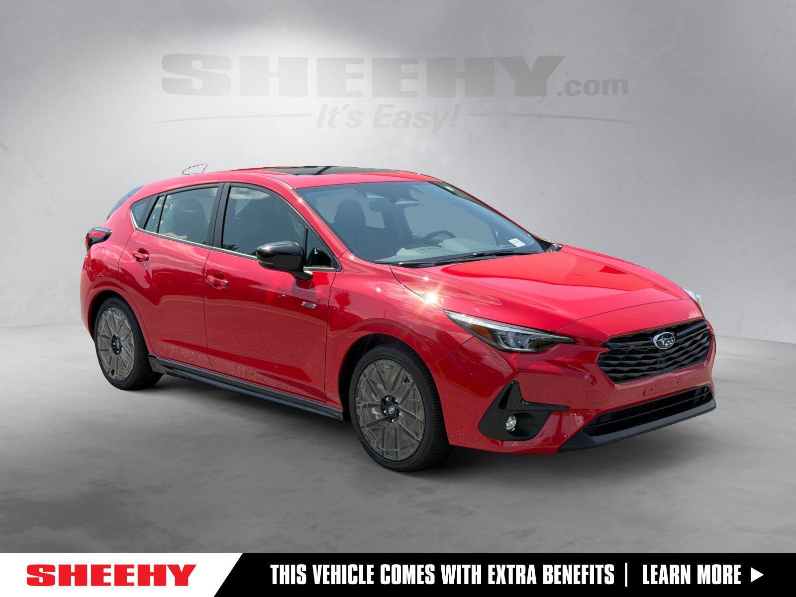 Pure Red 2026 Subaru Impreza Wagon All-Wheel Drive Continuously Variable Transmission
