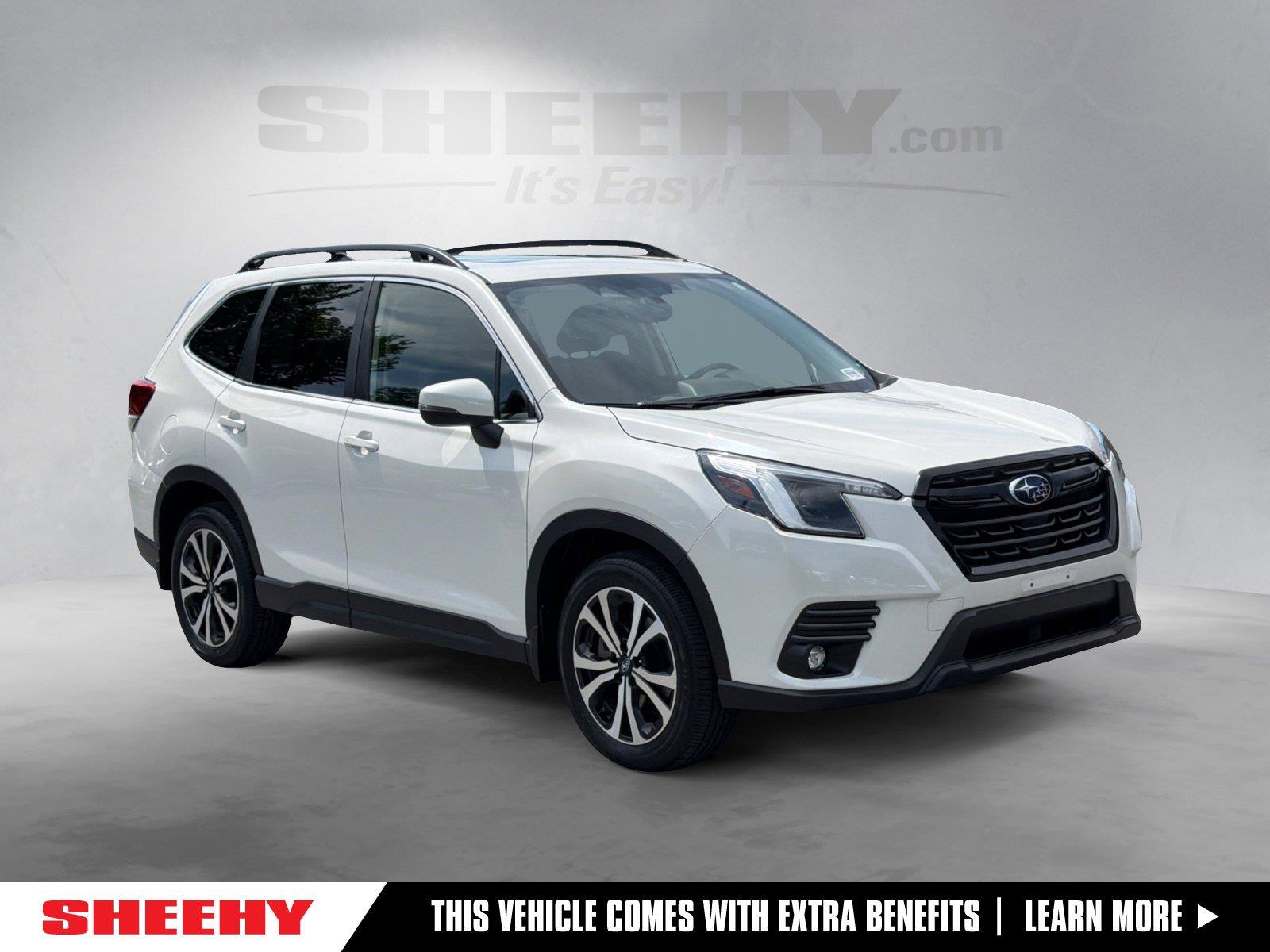 Crystal White Pearl 2024 Subaru Forester SUV / Crossover All-Wheel Drive Continuously Variable Transmission