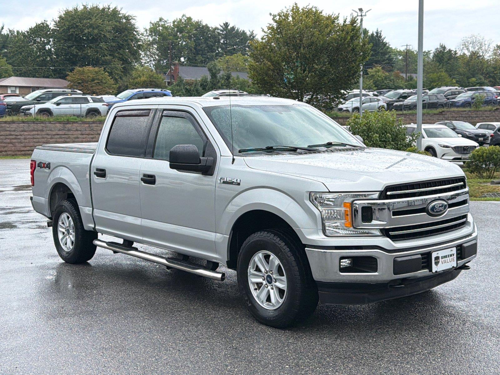 Ingot Silver Metallic 2018 Ford F-150 Pickup Truck Four-Wheel Drive 6-Speed Automatic