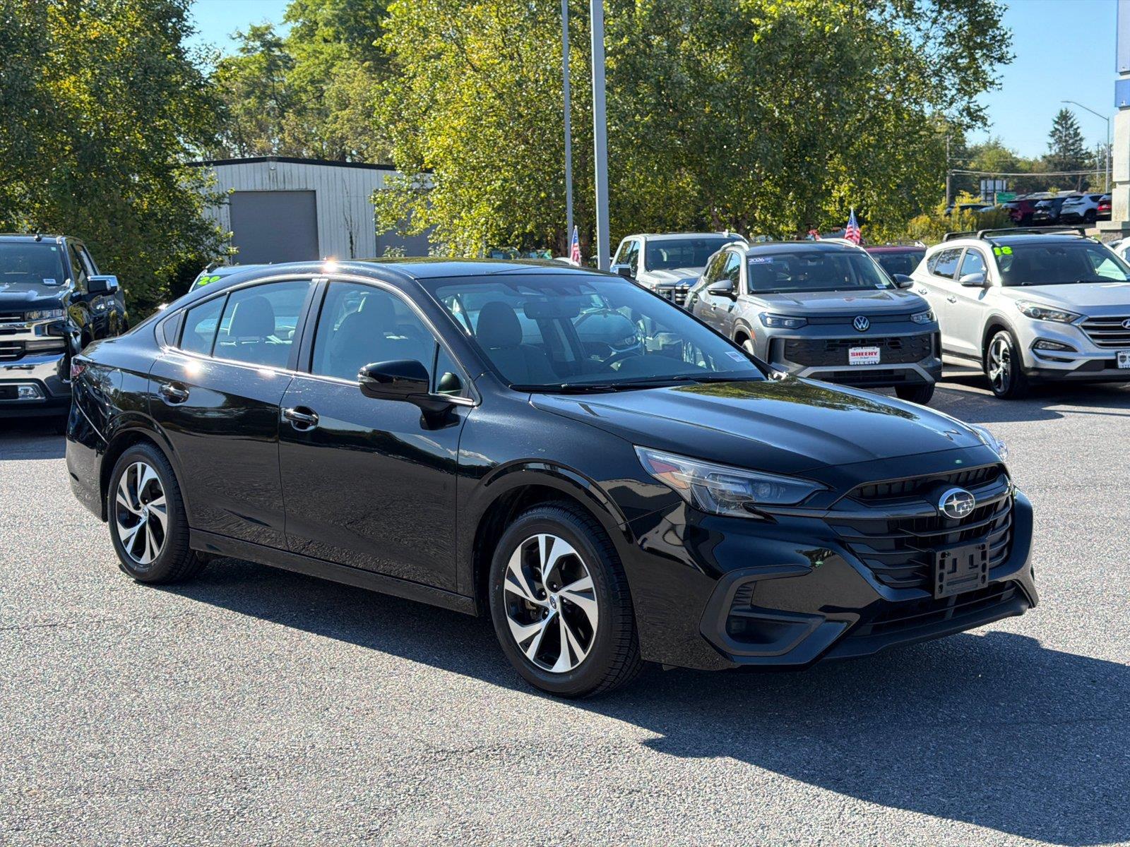 Crystal Black Silica 2024 Subaru Legacy Sedan All-Wheel Drive Continuously Variable Transmission