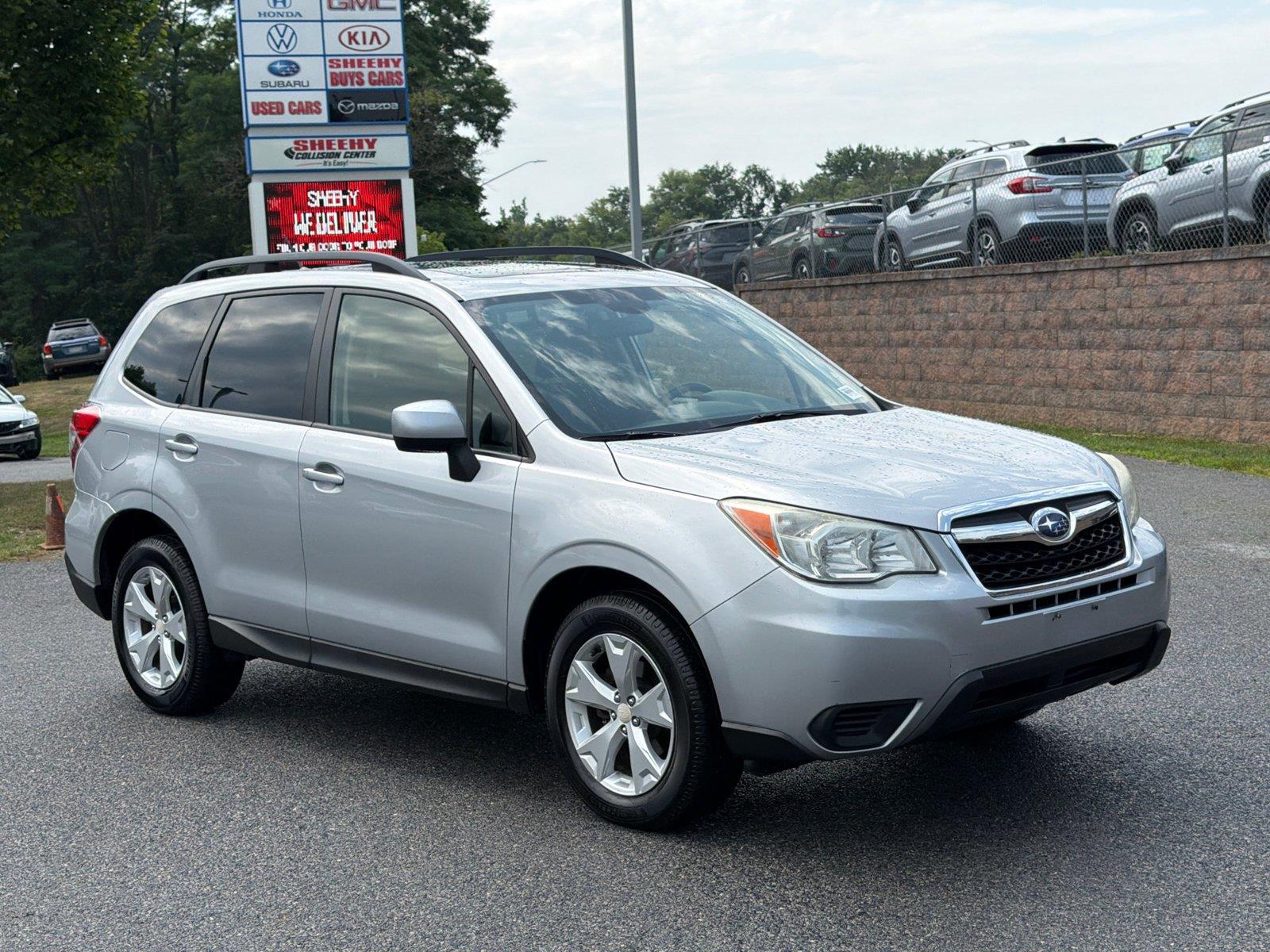 Ice Silver Metallic 2015 Subaru Forester SUV / Crossover All-Wheel Drive Continuously Variable Transmission