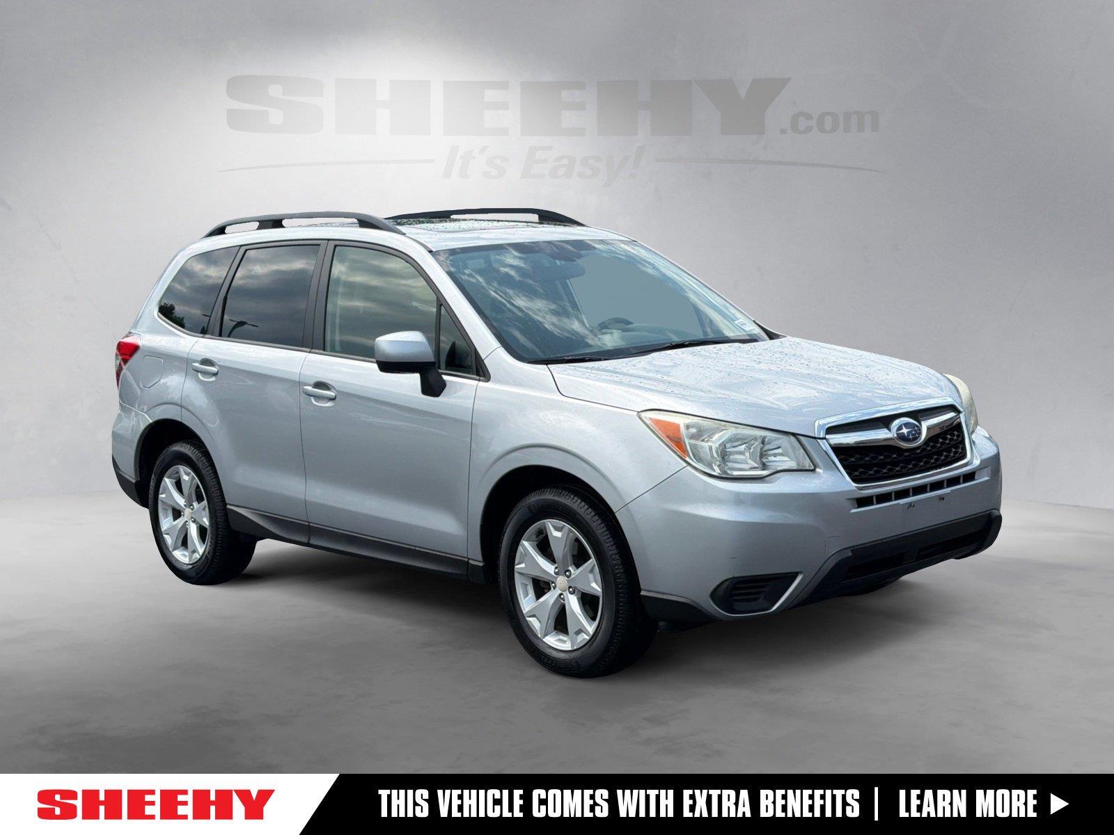 Ice Silver Metallic 2015 Subaru Forester SUV / Crossover All-Wheel Drive Continuously Variable Transmission