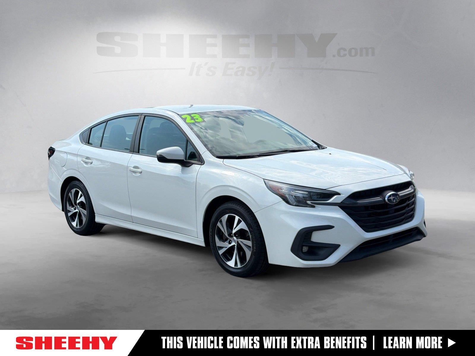 Crystal White Pearl 2023 Subaru Legacy Sedan All-Wheel Drive Continuously Variable Transmission