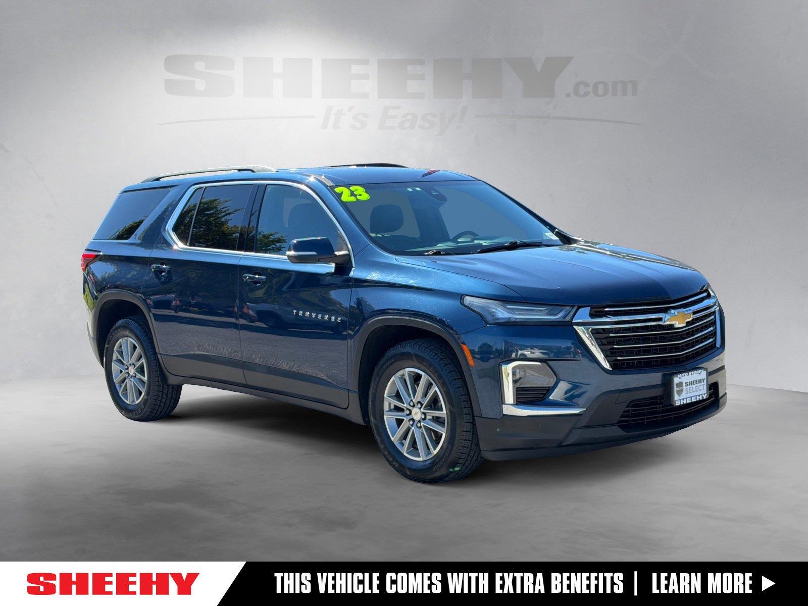 Northsky Blue Metallic 2023 Chevrolet Traverse SUV / Crossover Four-Wheel Drive 9-Speed Automatic