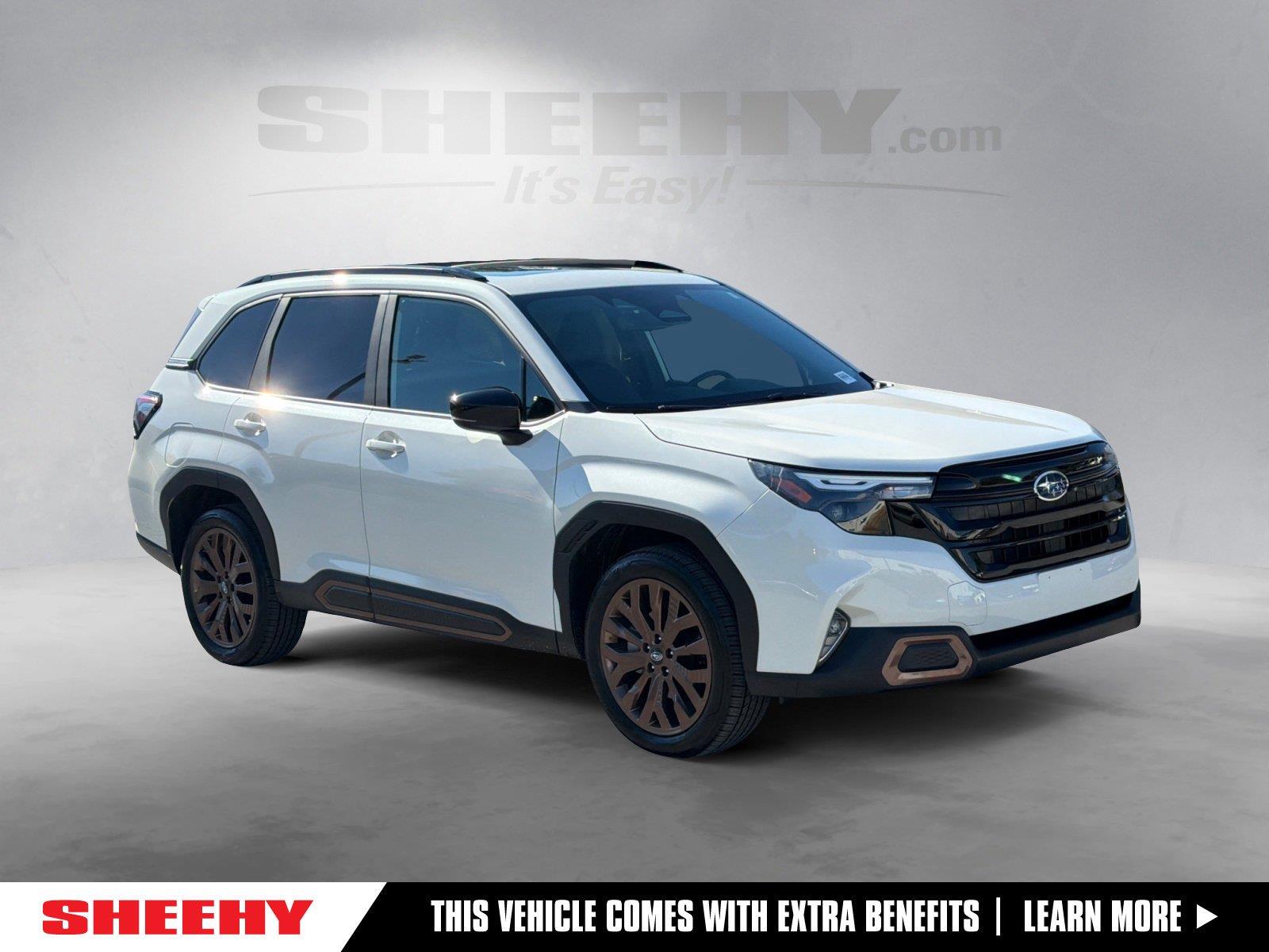 Crystal White Pearl 2026 Subaru Forester SUV / Crossover All-Wheel Drive Continuously Variable Transmission