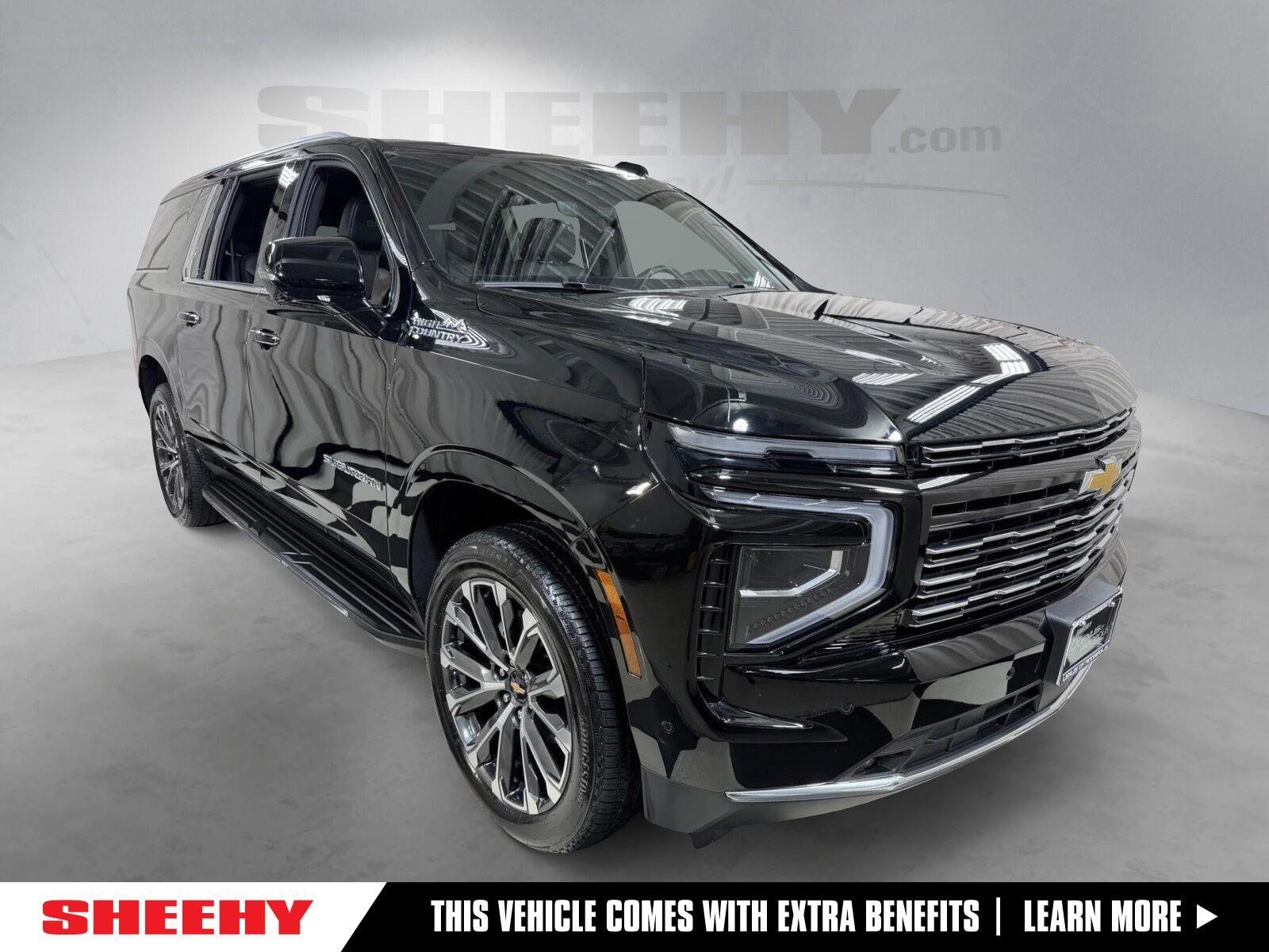 Black 2025 Chevrolet Suburban SUV / Crossover Four-Wheel Drive Automatic