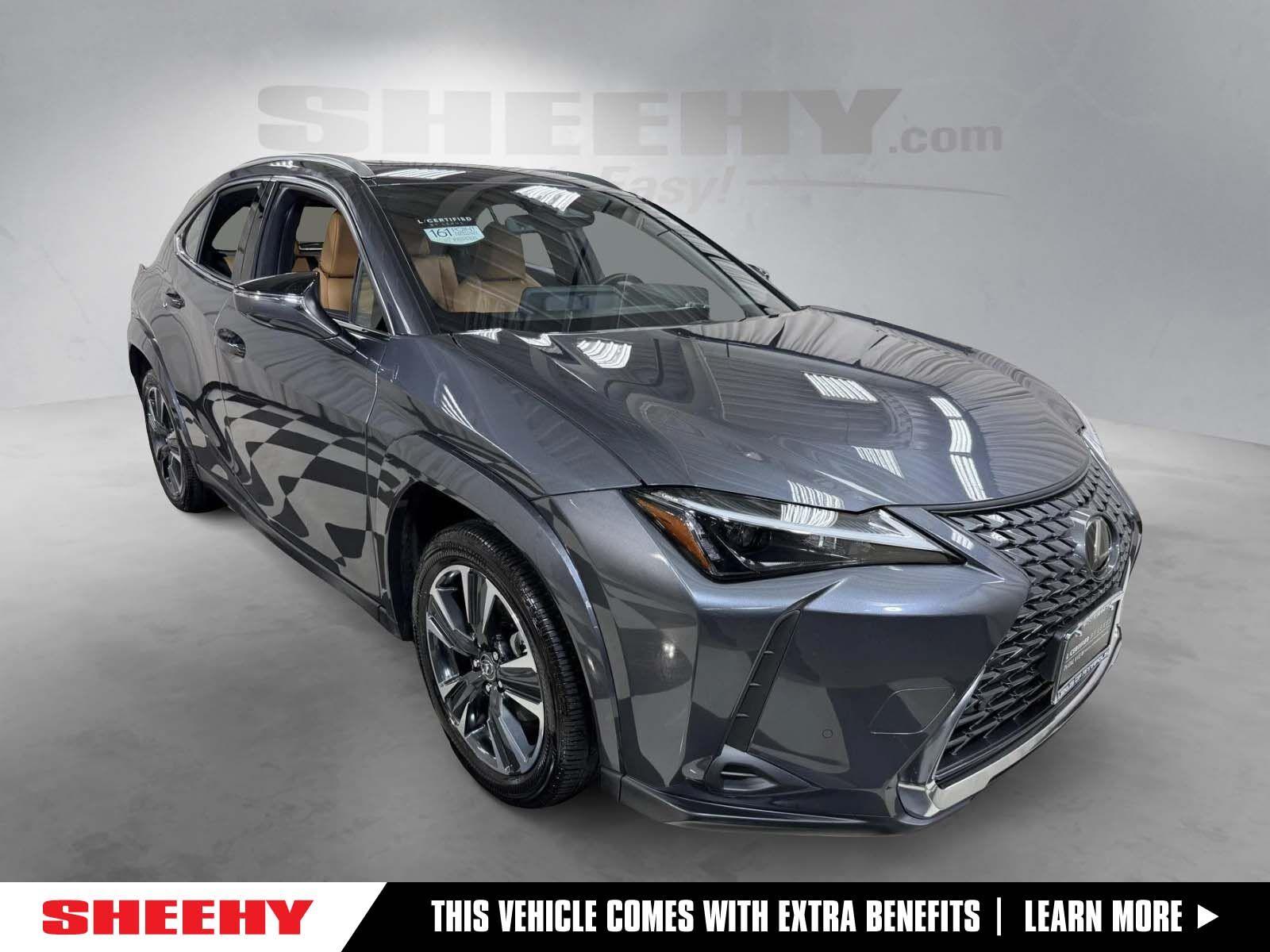 Cloudburst Gray 2025 Lexus UX Hybrid SUV / Crossover All-Wheel Drive Continuously Variable Transmission