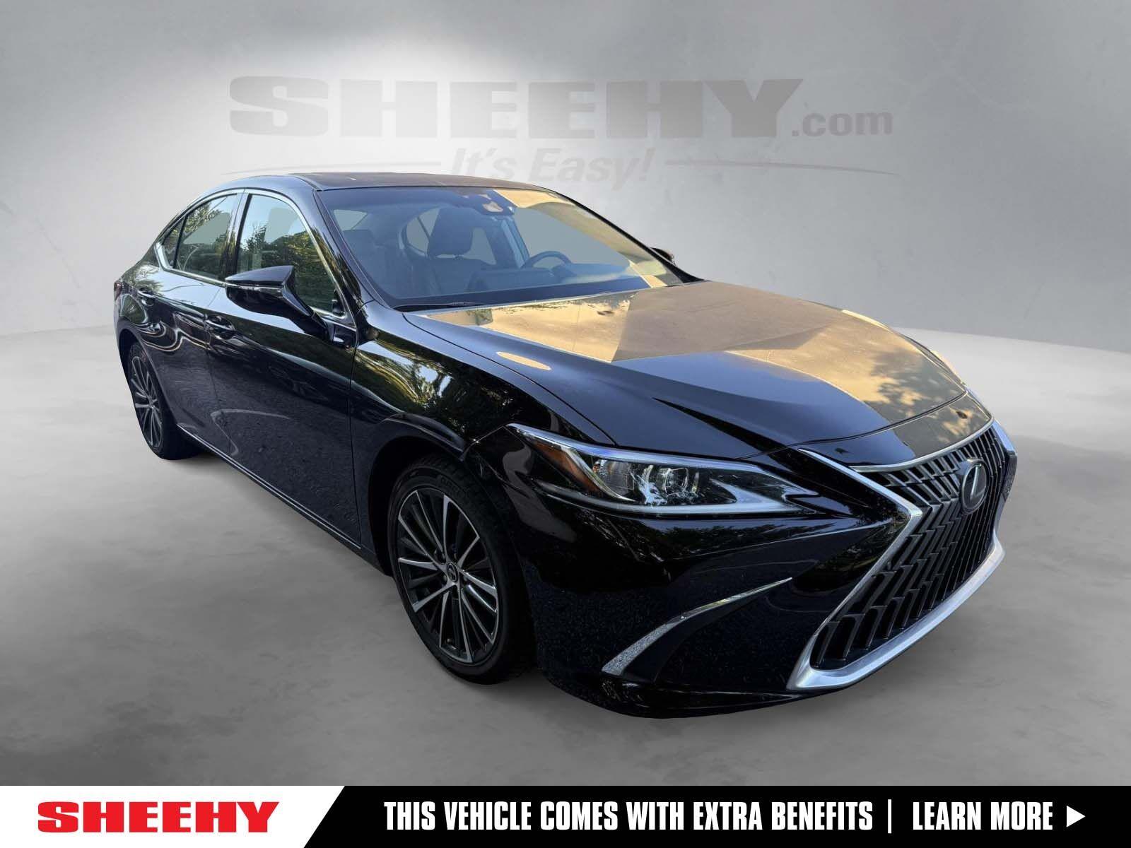 Black (Obsidian) 2023 Lexus ES Hybrid Sedan Front-Wheel Drive Continuously Variable Transmission
