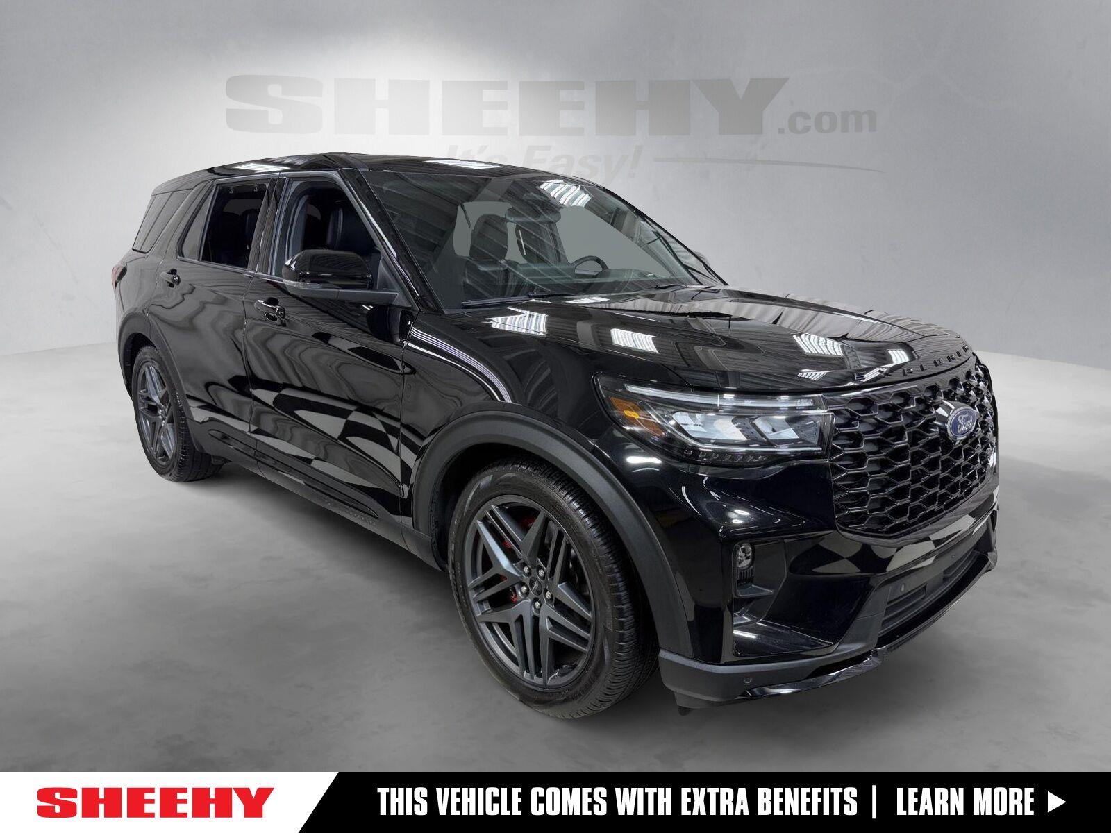 Agate Black 2025 Ford Explorer SUV / Crossover All-Wheel Drive Automatic