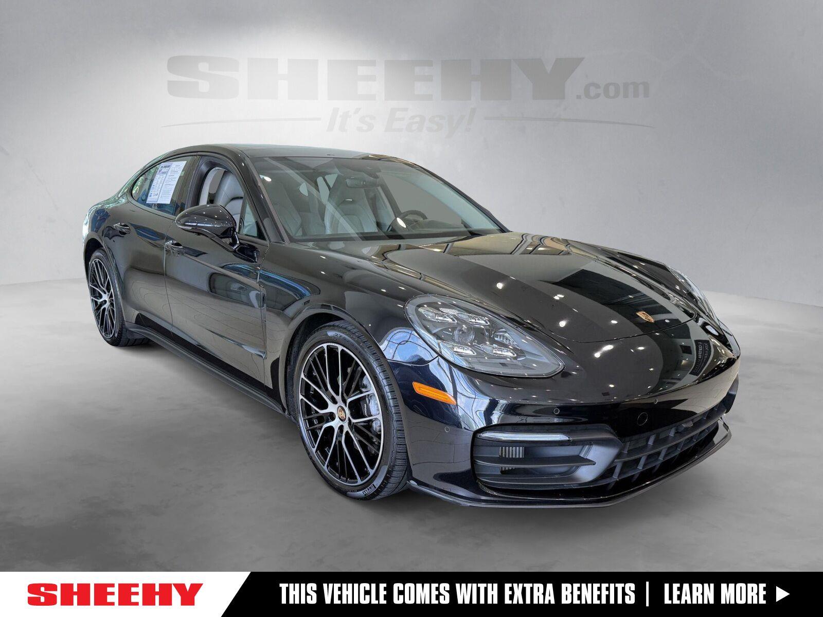 Jet Black Metallic 2022 Porsche Panamera Sedan All-Wheel Drive Automatic