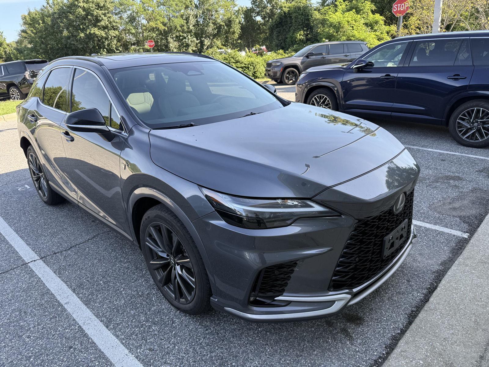 Cloudburst Gray 2025 Lexus RX Hybrid SUV / Crossover All-Wheel Drive Continuously Variable Transmission