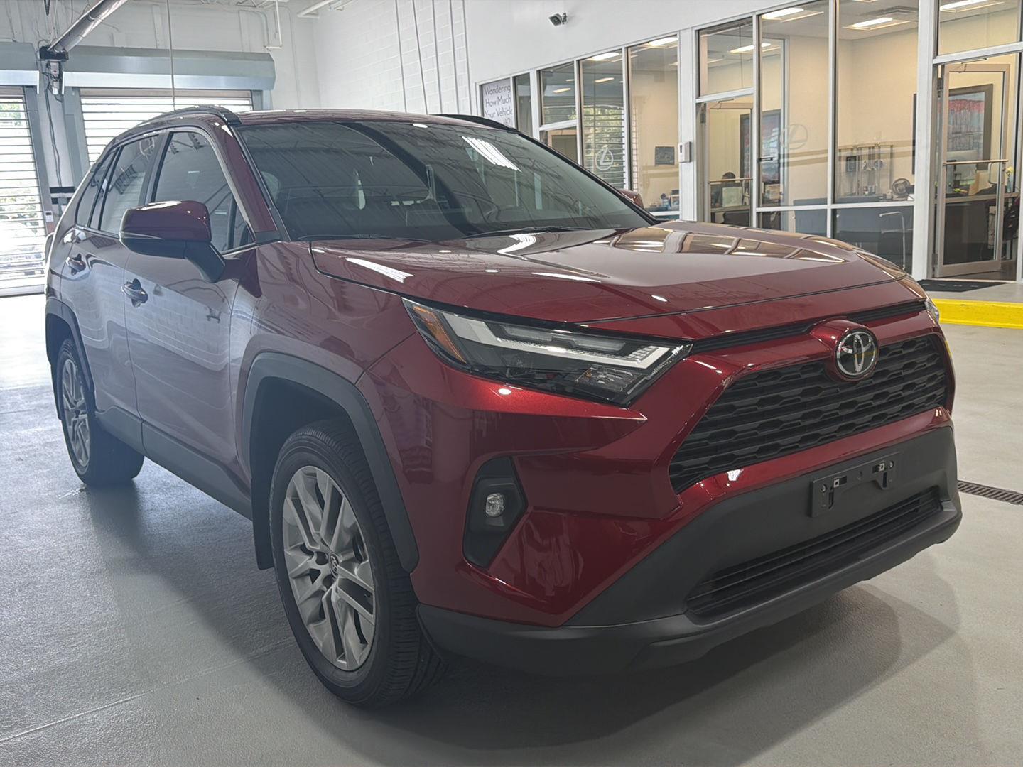 Red (Ruby Flare Pearl) 2025 Toyota RAV4 SUV / Crossover All-Wheel Drive Automatic