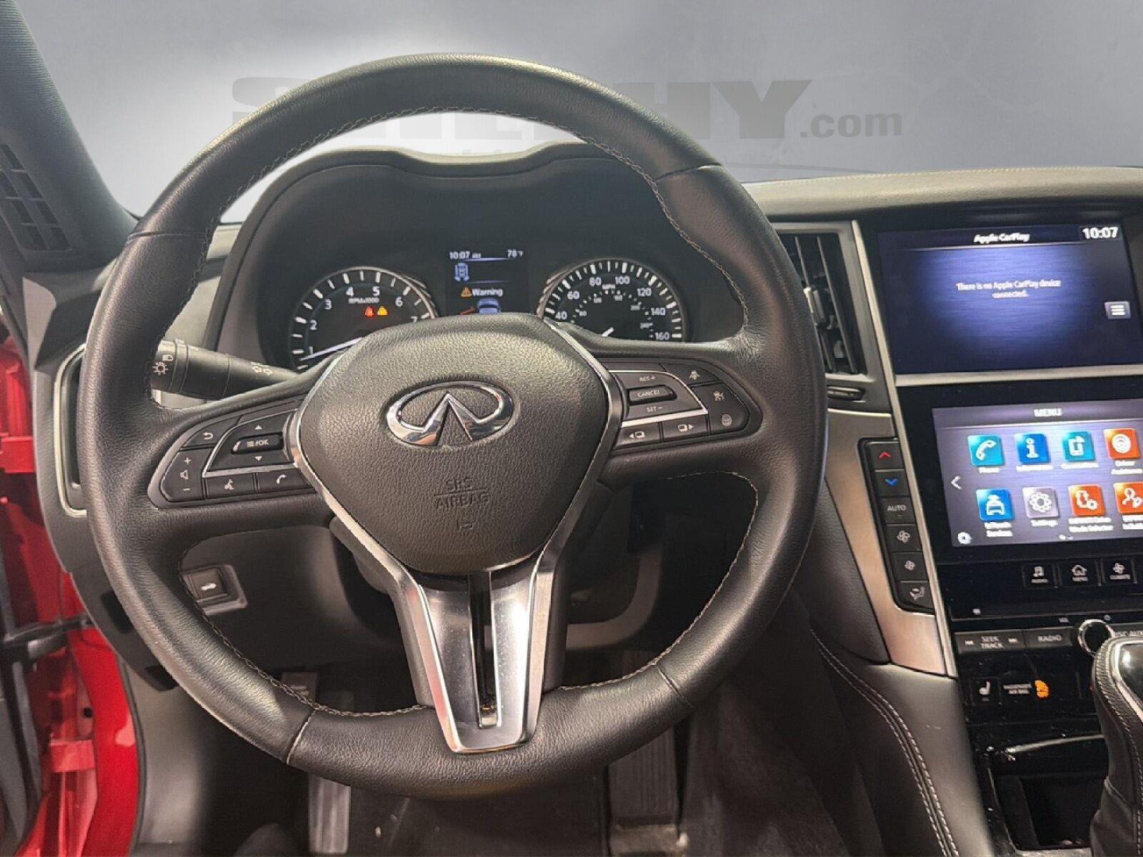 Used 2022 Dynamic Sunstone Red INFINITI LUXE image 3