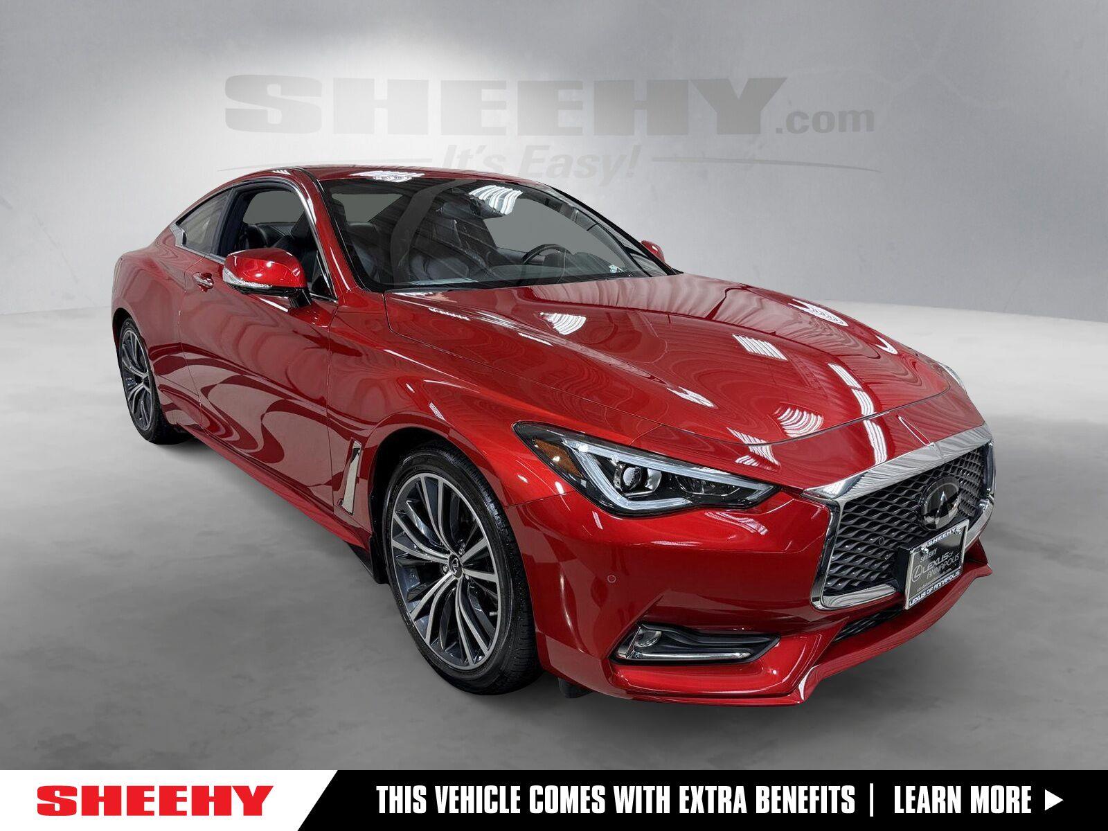 Dynamic Sunstone Red 2022 INFINITI Q60 Coupe All-Wheel Drive Automatic