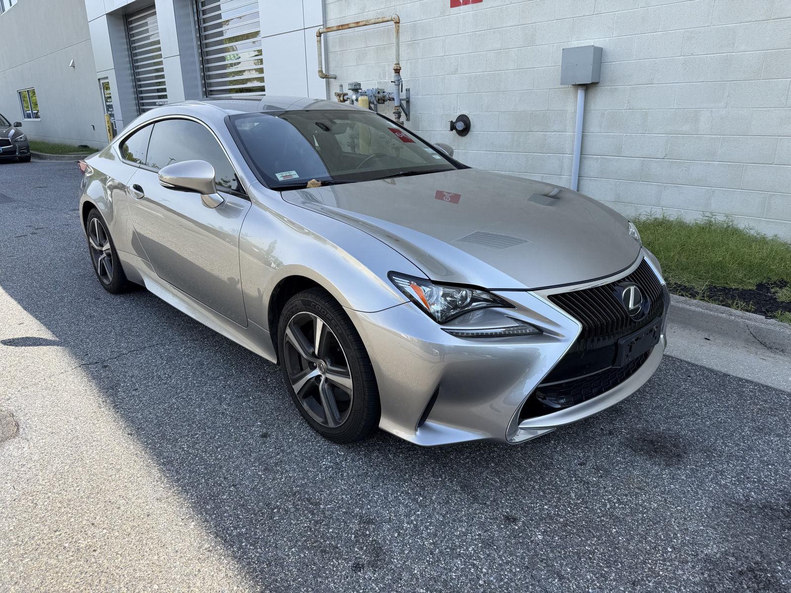Atomic Silver 2017 Lexus RC Coupe All-Wheel Drive Automatic