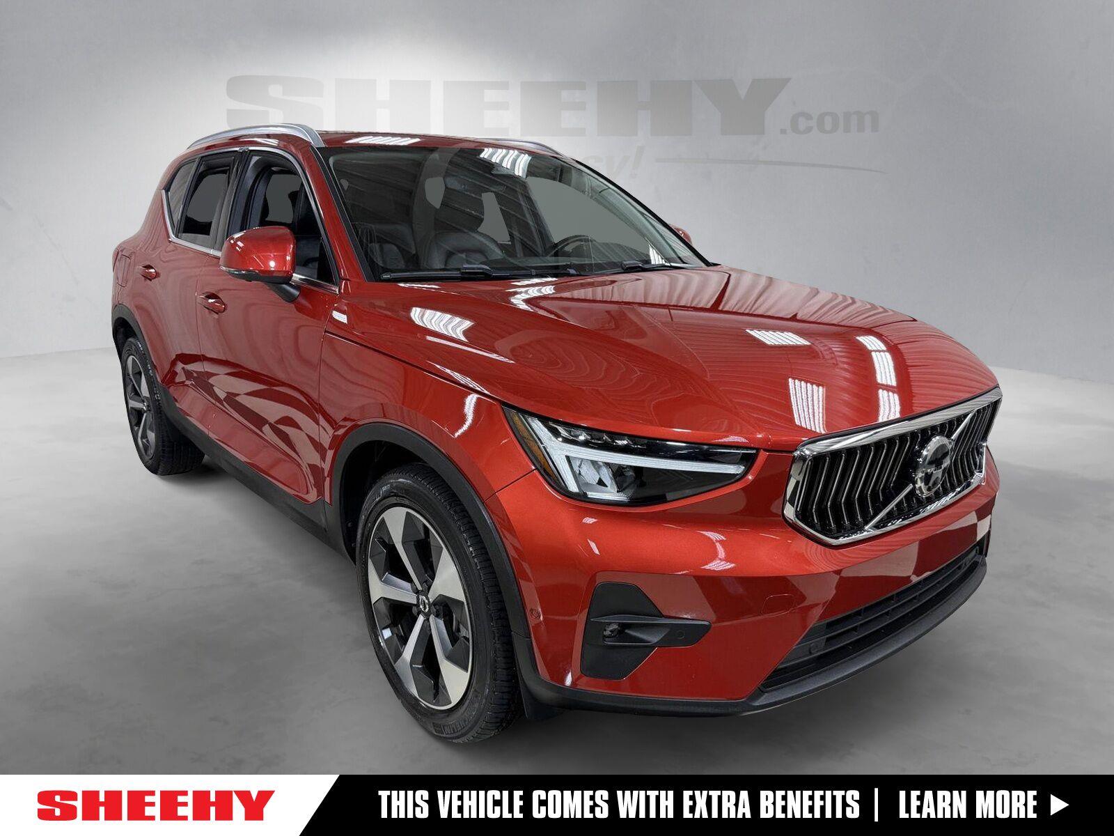 Fusion Red Metallic 2023 Volvo XC40 SUV / Crossover All-Wheel Drive Automatic