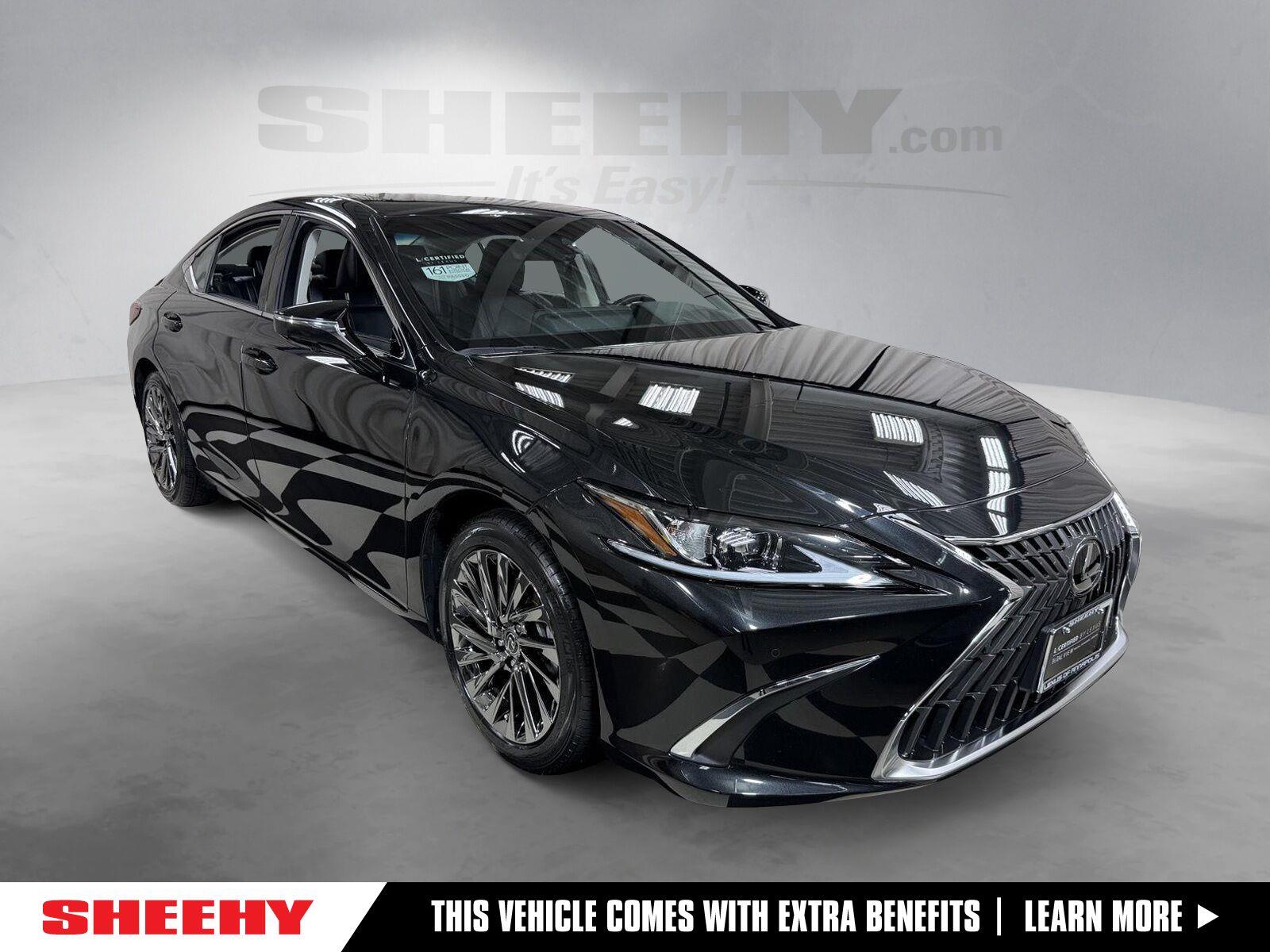 Black (Caviar) 2024 Lexus ES Hybrid Sedan Front-Wheel Drive Continuously Variable Transmission