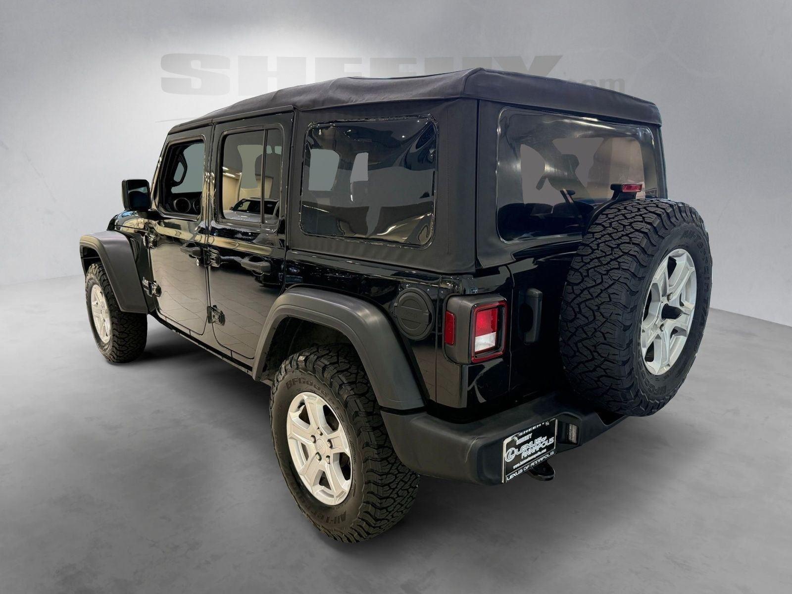 Used 2021 Black Clearcoat Jeep Unlimited Sport S image 12