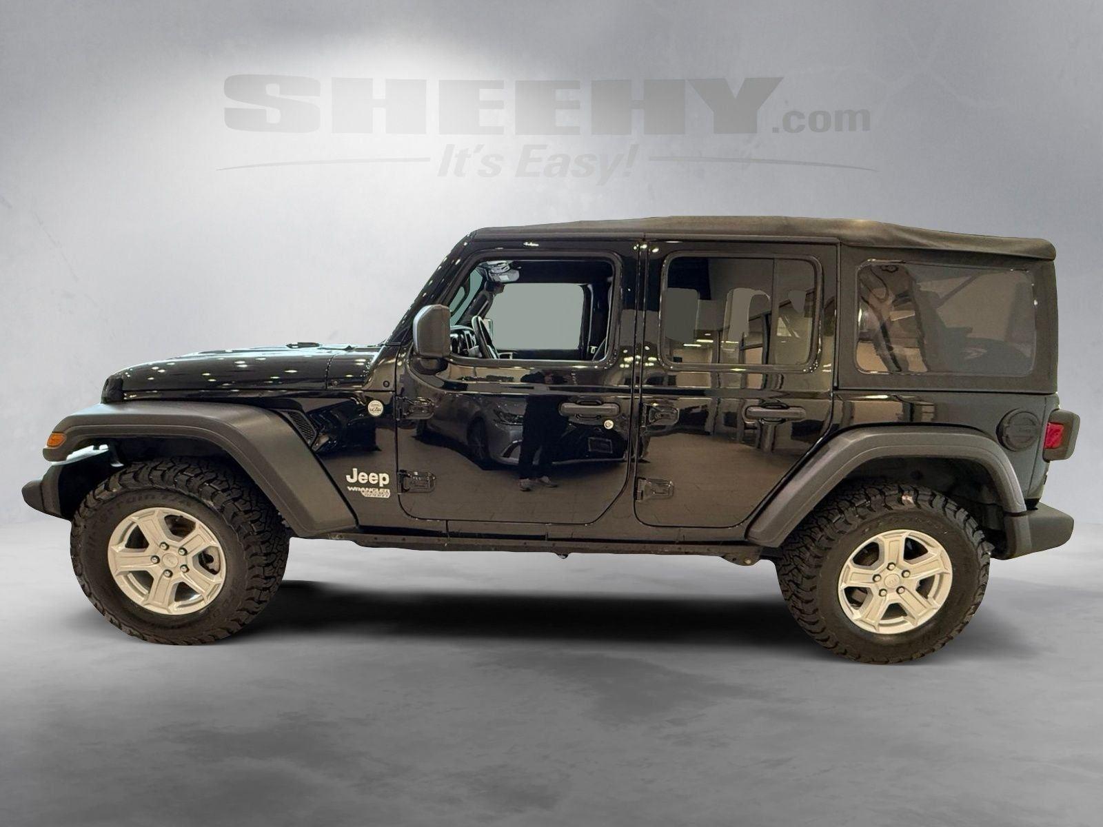 Used 2021 Black Clearcoat Jeep Unlimited Sport S image 13