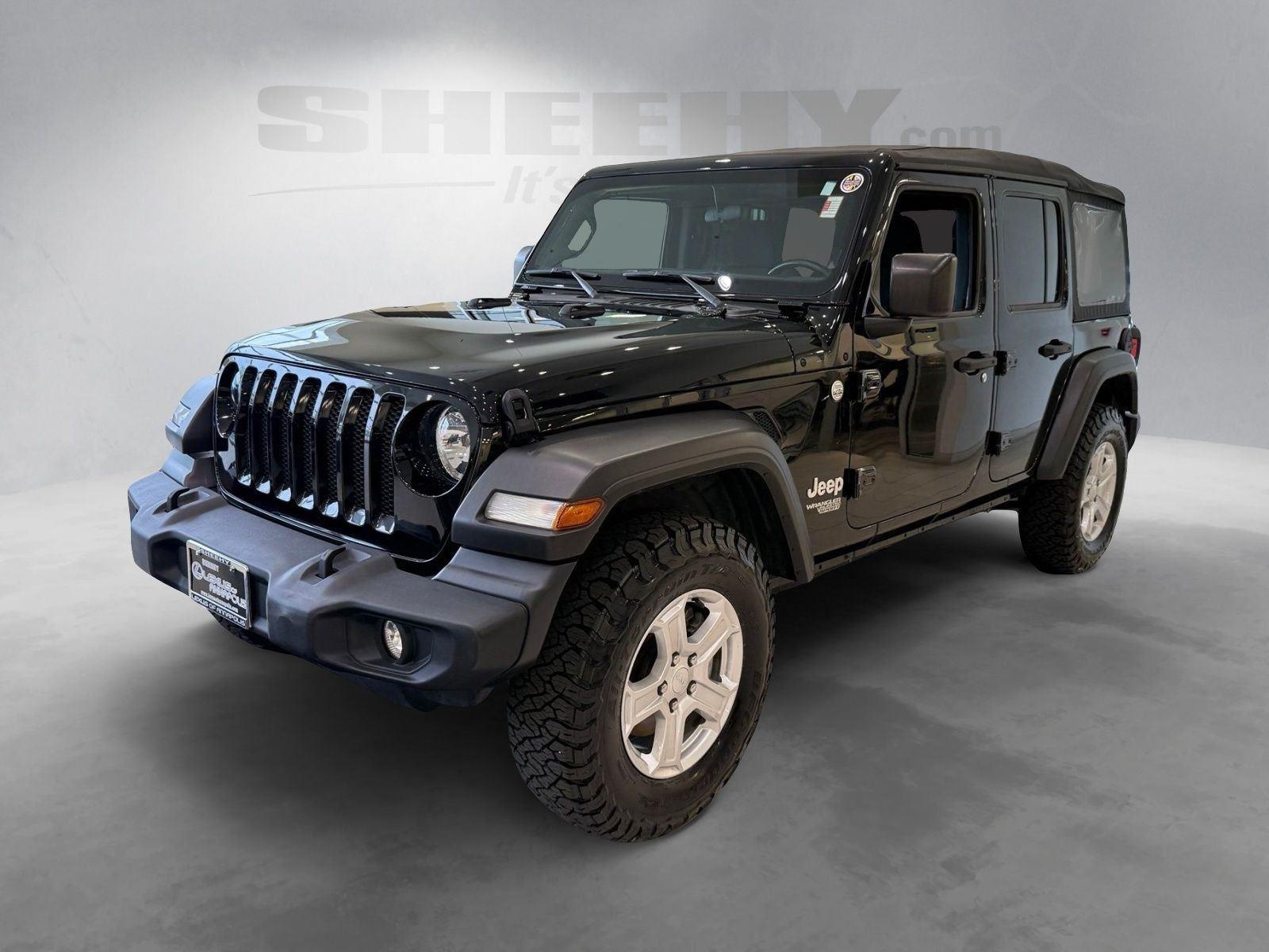 Used 2021 Black Clearcoat Jeep Unlimited Sport S image 14