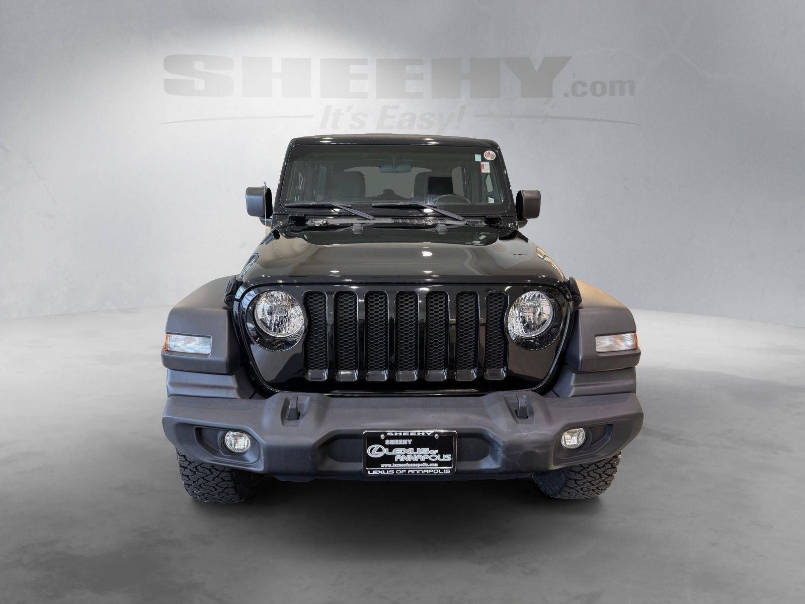 Used 2021 Black Clearcoat Jeep Unlimited Sport S image 15