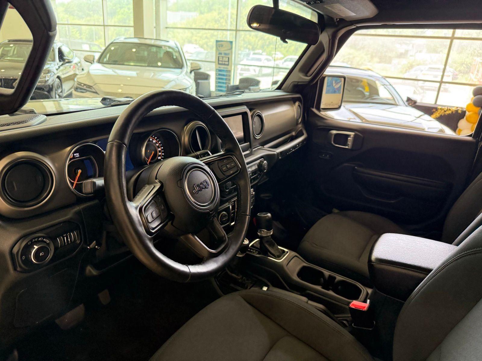 Used 2021 Black Clearcoat Jeep Unlimited Sport S image 33