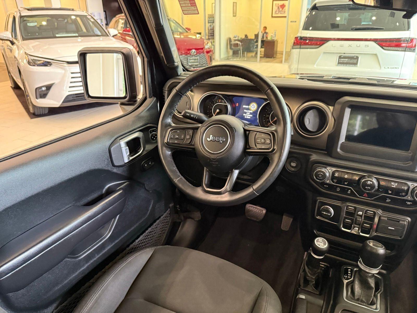 Used 2021 Black Clearcoat Jeep Unlimited Sport S image 35