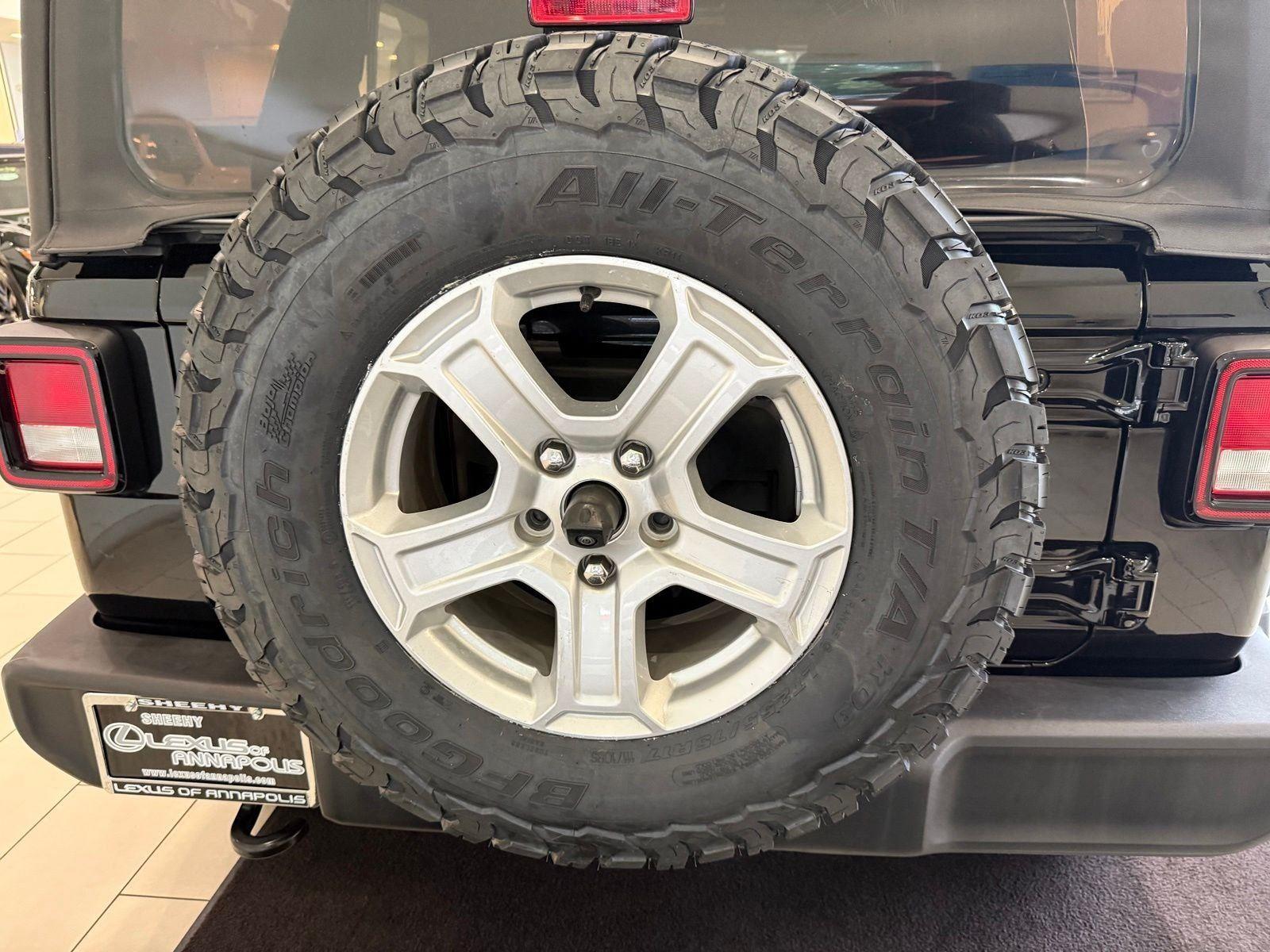Used 2021 Black Clearcoat Jeep Unlimited Sport S image 46