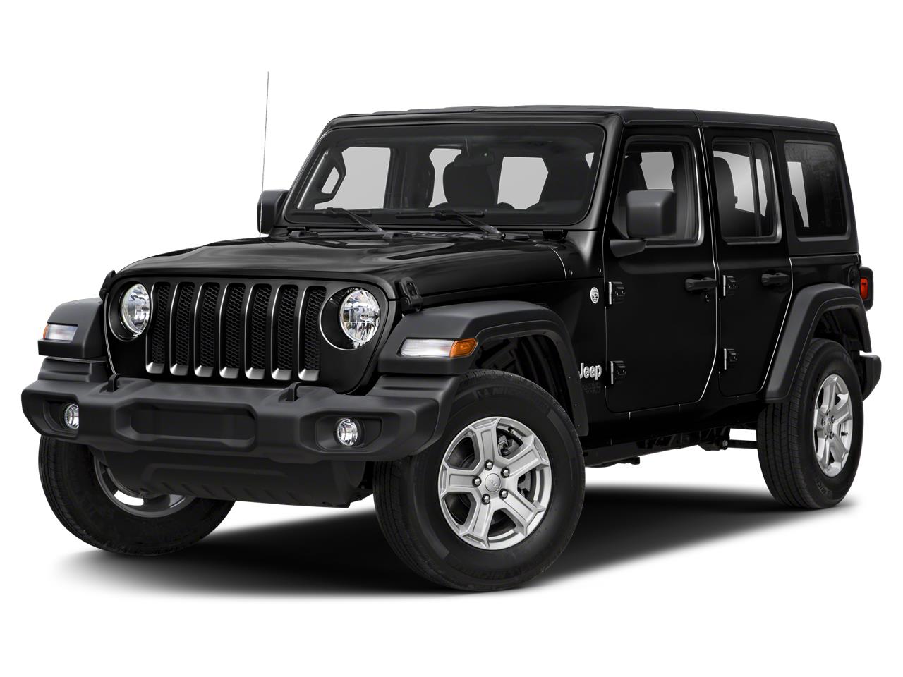 Used 2021 Black Clearcoat Jeep Unlimited Sport S image 47