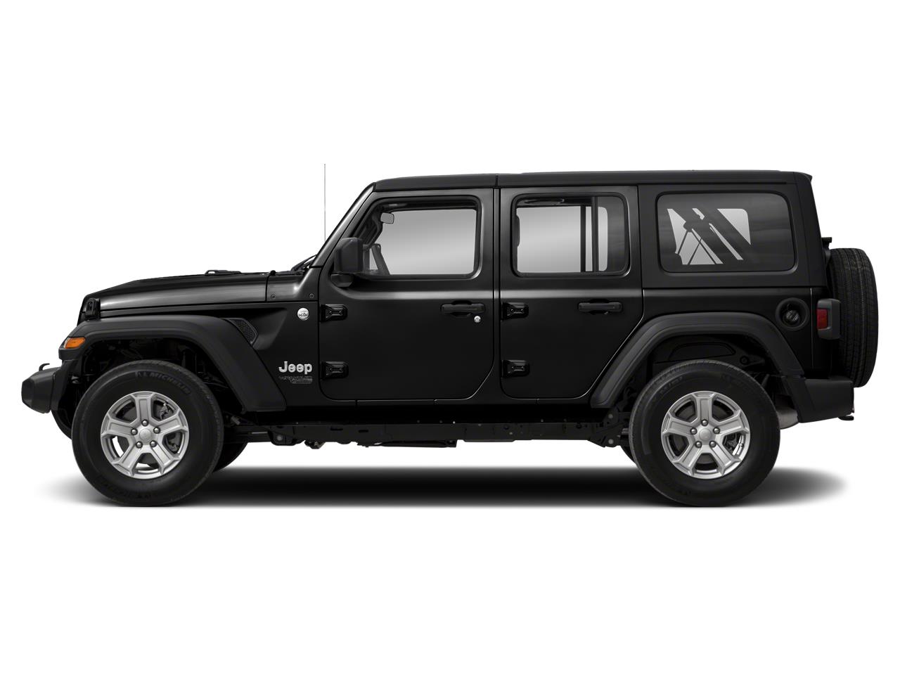 Used 2021 Black Clearcoat Jeep Unlimited Sport S image 49