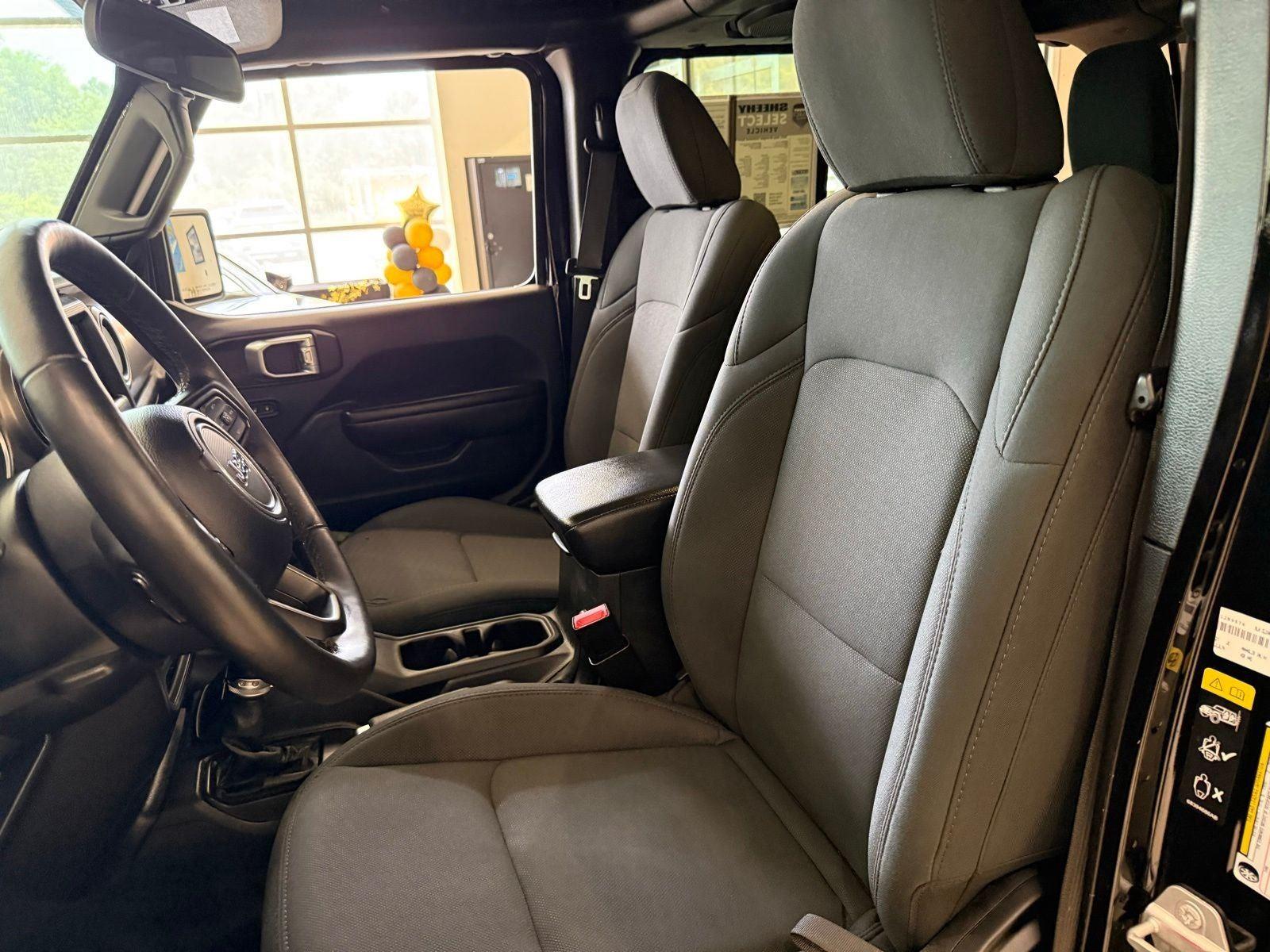 Used 2021 Black Clearcoat Jeep Unlimited Sport S image 8
