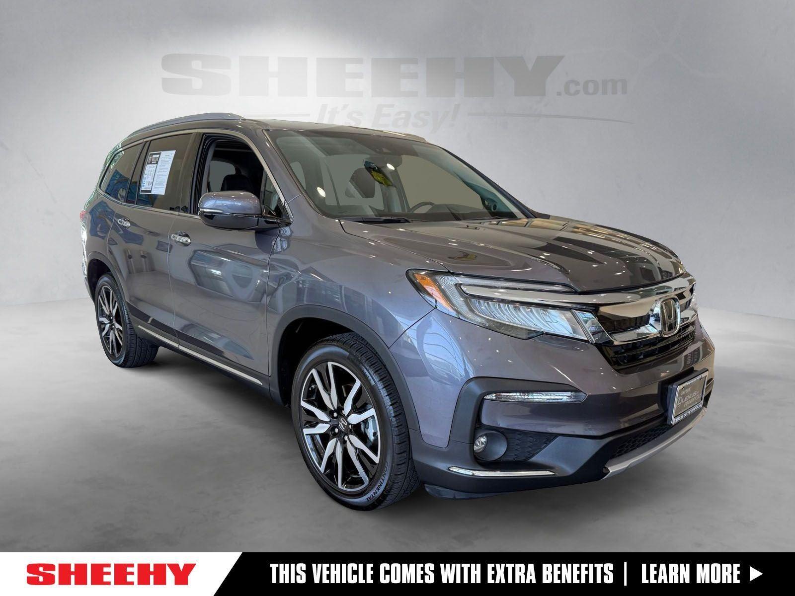 Gray (Modern Steel Metallic) 2021 Honda Pilot SUV / Crossover All-Wheel Drive 9-Speed Automatic