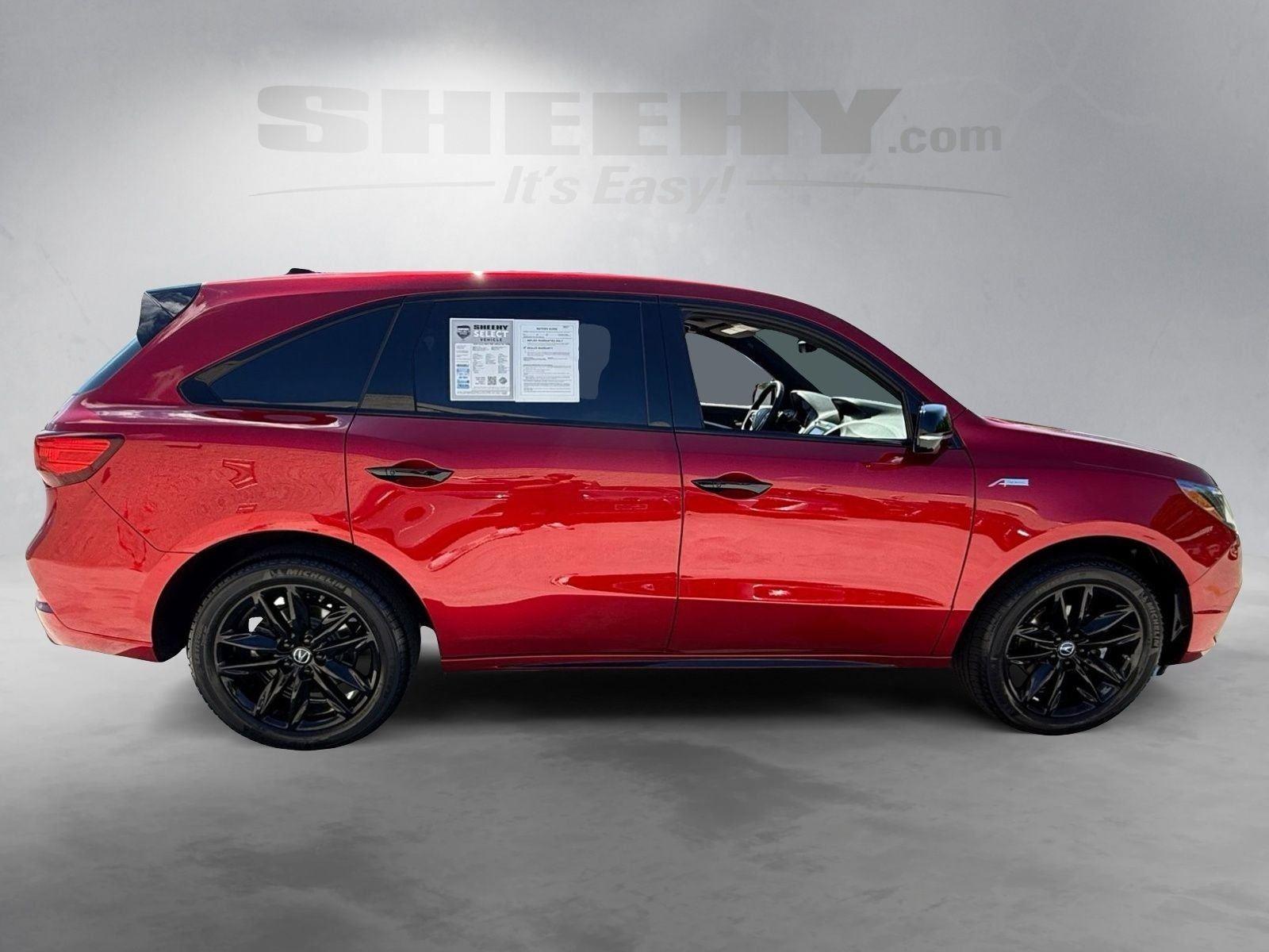 Used 2020 Valencia Red Pearl Acura SH-AWD PMC Edition image 10
