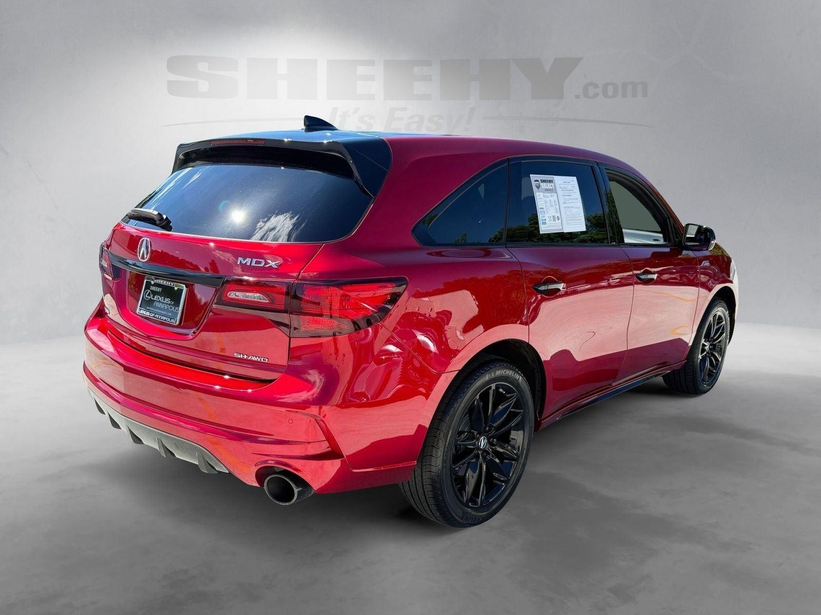 Used 2020 Valencia Red Pearl Acura SH-AWD PMC Edition image 12