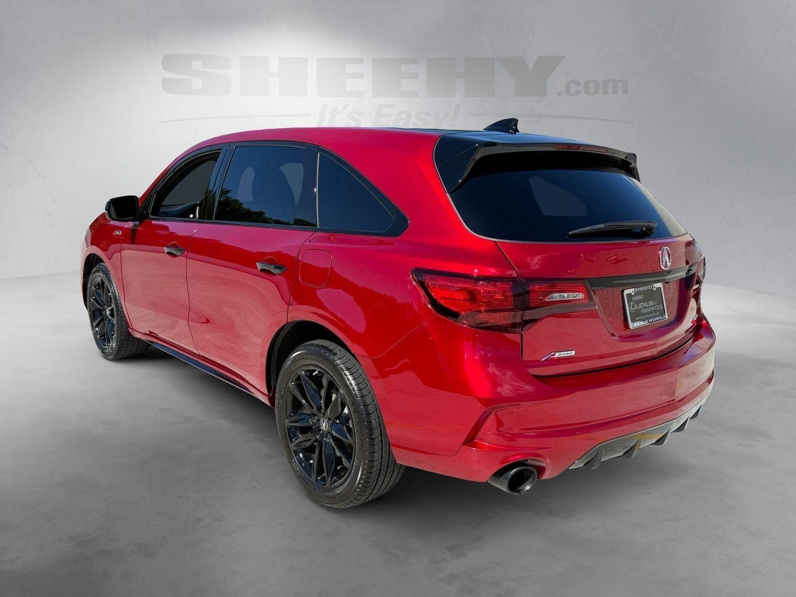 Used 2020 Valencia Red Pearl Acura SH-AWD PMC Edition image 14