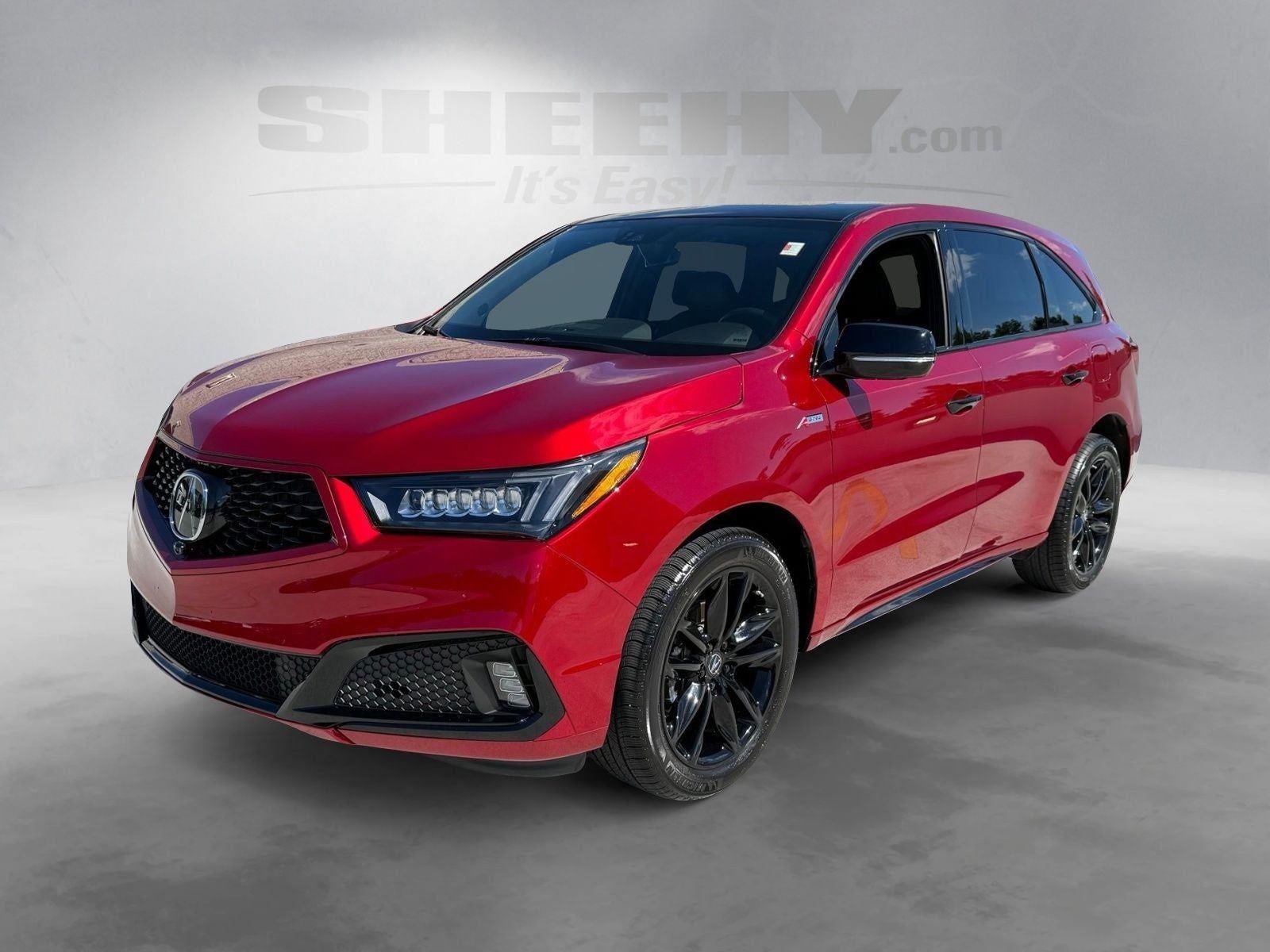Used 2020 Valencia Red Pearl Acura SH-AWD PMC Edition image 16