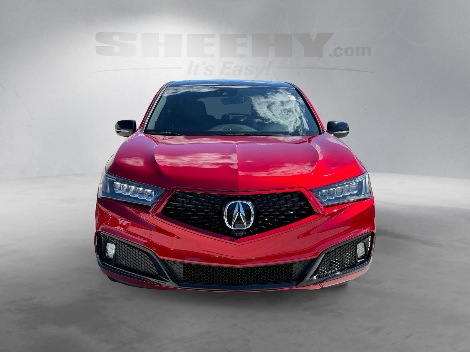 Used 2020 Valencia Red Pearl Acura SH-AWD PMC Edition image 17