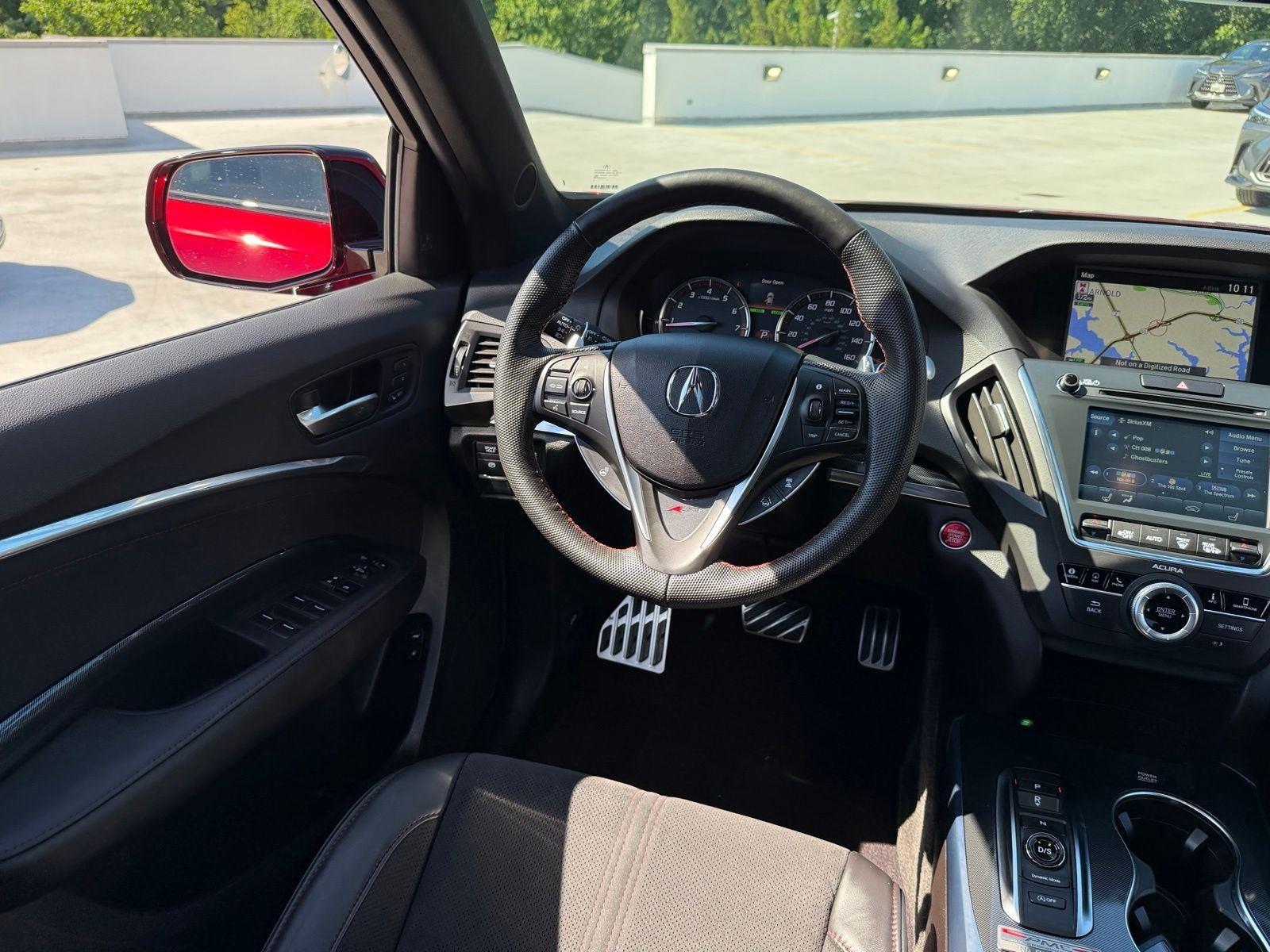 Used 2020 Valencia Red Pearl Acura SH-AWD PMC Edition image 50