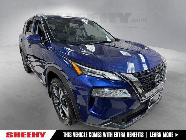 Caspian Blue Metallic 2023 Nissan Rogue SUV / Crossover All-Wheel Drive Continuously Variable Transmission