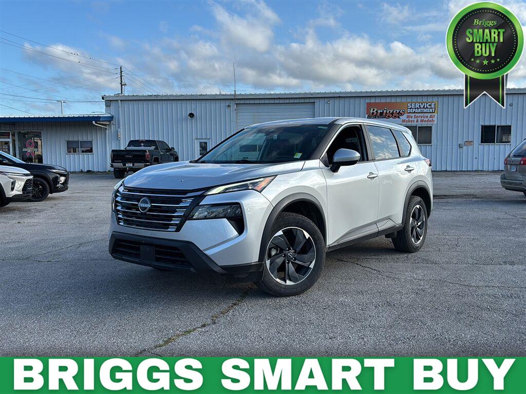 Brilliant Silver Metallic 2024 Nissan Rogue SUV / Crossover All-Wheel Drive Continuously Variable Transmission