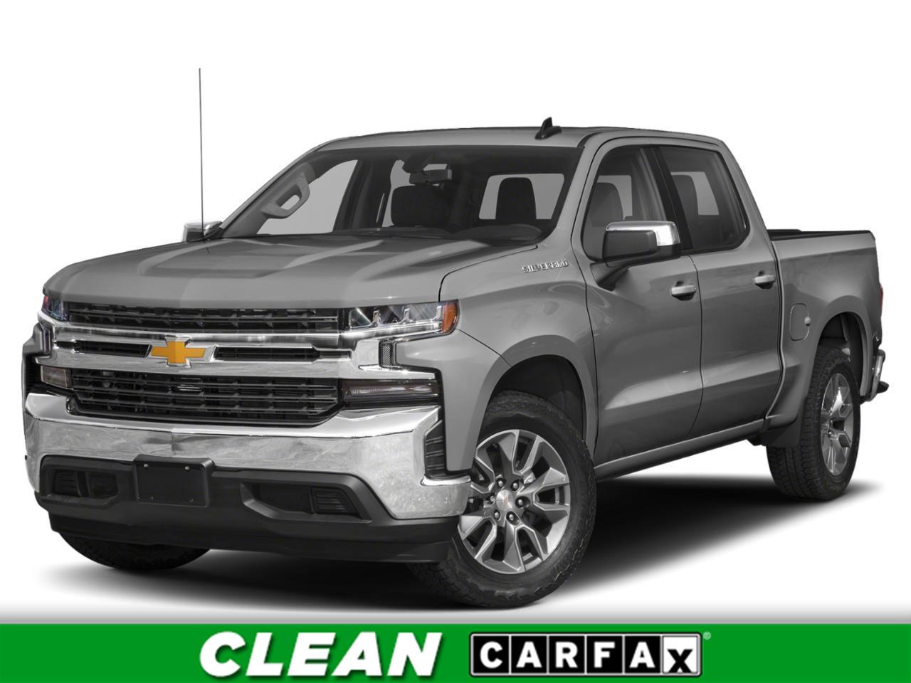 Gray (Satin Steel Metallic) 2019 Chevrolet Silverado 1500 RST Crew Cab 4WD Pickup Truck Four-Wheel Drive 8-Speed Automatic