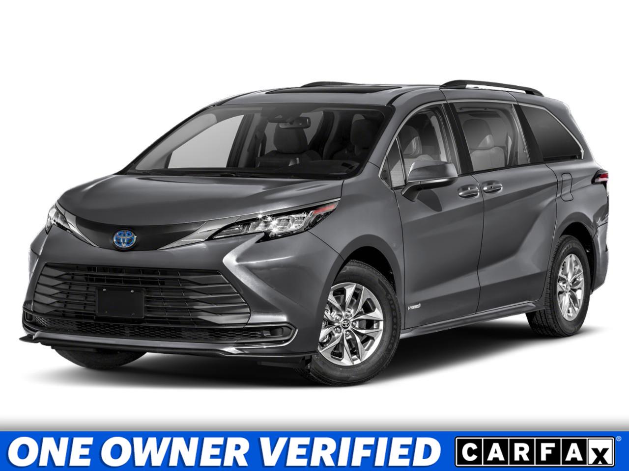 Predawn Gray Mica 2021 Toyota Sienna LE 8-Passenger FWD Minivan Front-Wheel Drive Continuously Variable Transmission