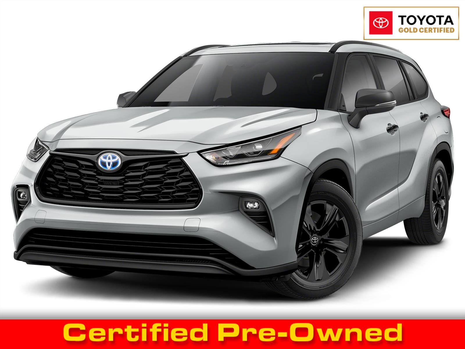 Cement 2024 Toyota Highlander Hybrid XLE Nightshade AWD SUV / Crossover All-Wheel Drive Continuously Variable Transmission