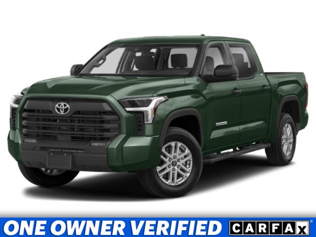 Lunar Rock 2023 Toyota Tundra SR5 CrewMax Cab 4WD Pickup Truck Four-Wheel Drive Automatic